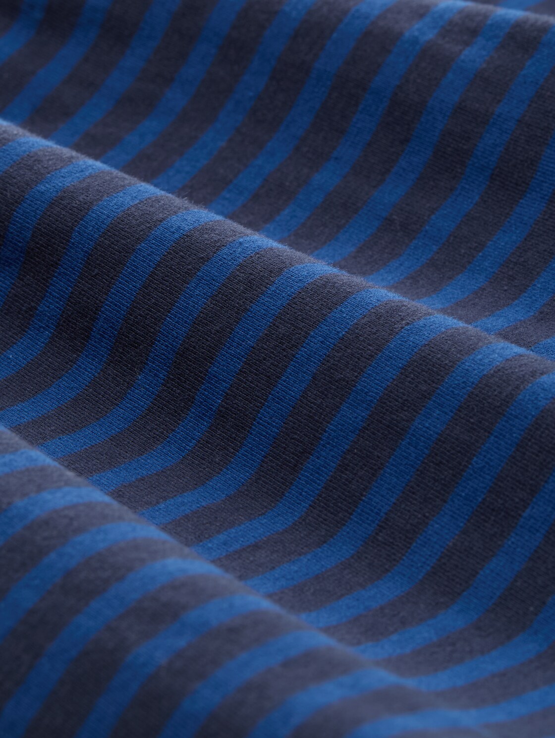 Mittellange Boxershorts im 4er-Pack - blue stripe - Material-Ansicht