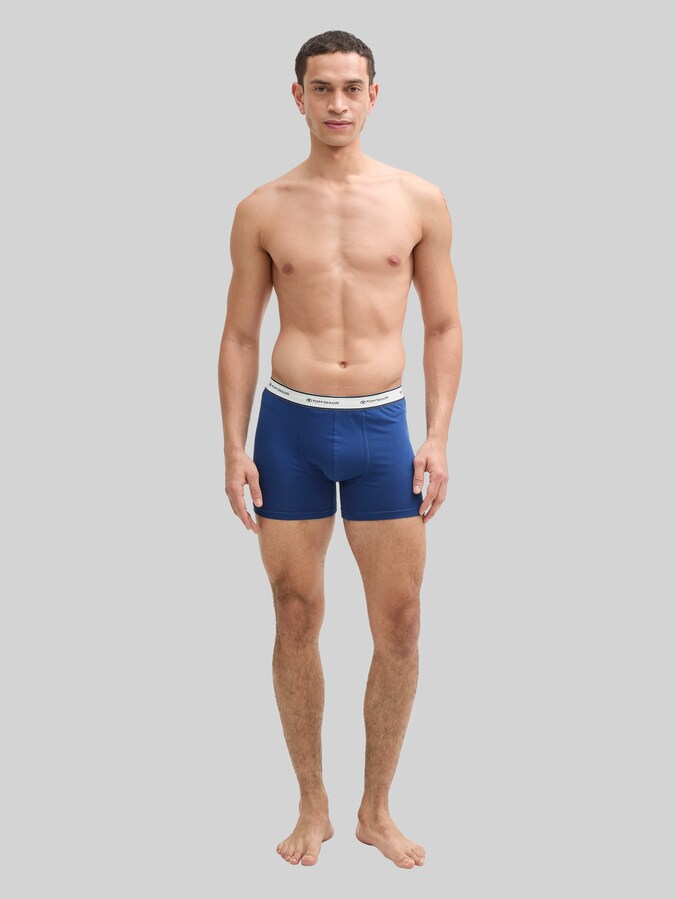 Mittellange Boxershorts im 4er-Pack von Men, blue-medium-solid