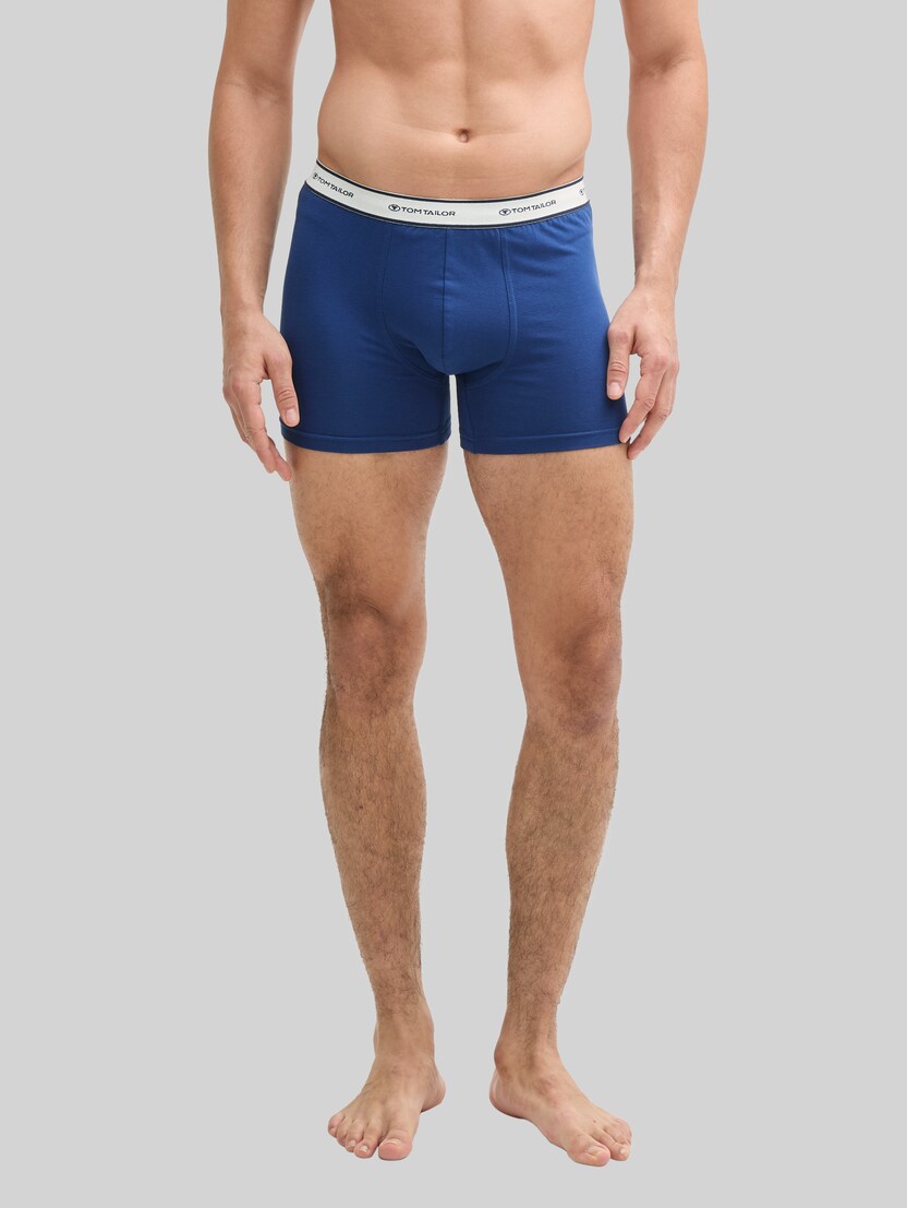 Mittellange Boxershorts im 4er-Pack von Men, blue-medium-solid