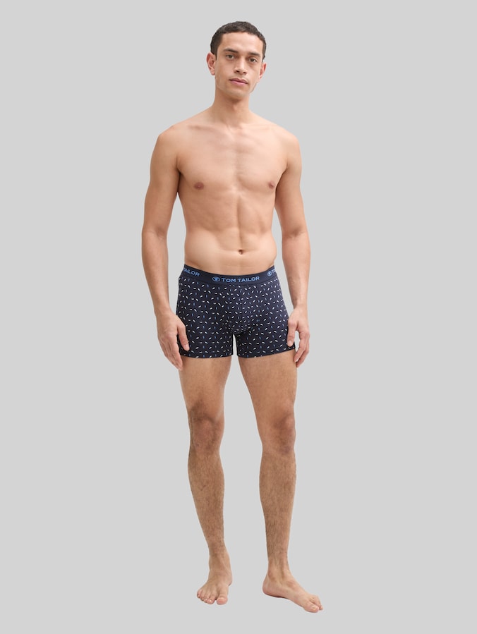 Kurze Boxershorts im 6er-Pack von Men, blau-hell-Allover