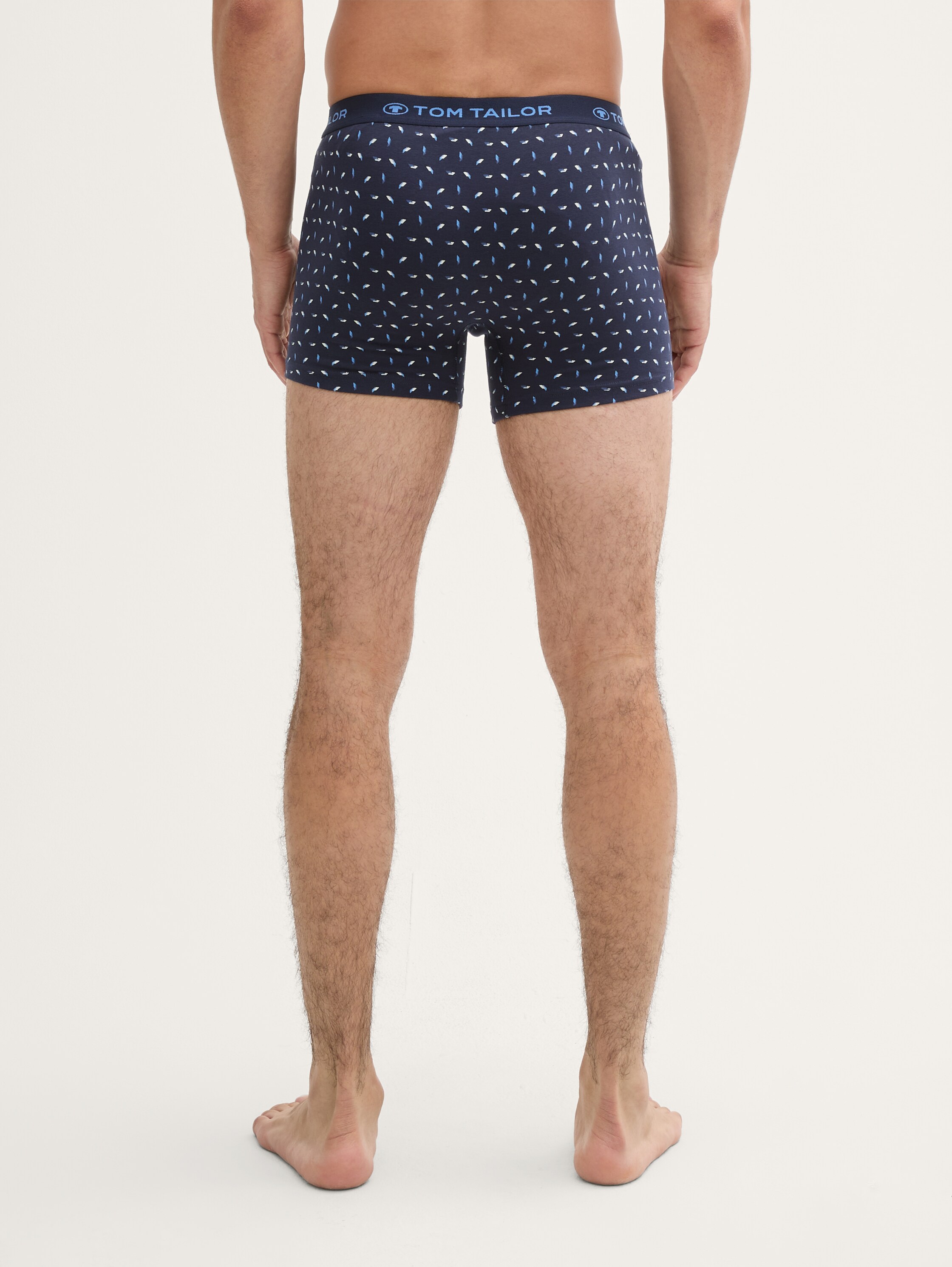 Kurze Boxershorts im 6er-Pack - blauhellallover - 