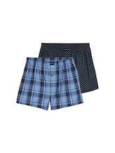 Ausgewählt, Popeline Boxershorts im 2er-Pack von Tom Tailor, blau