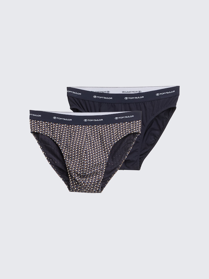 Slips im 2er-Pack von Men, blue-medium-allover