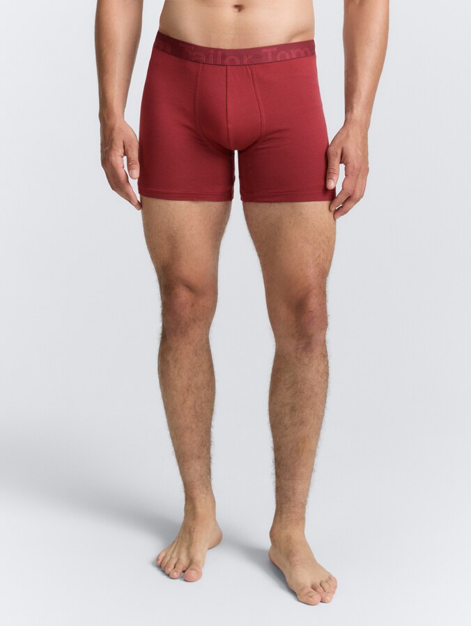 Kurze Boxershorts im 2er-Pack von Men, rot-dunkel-multicolor1