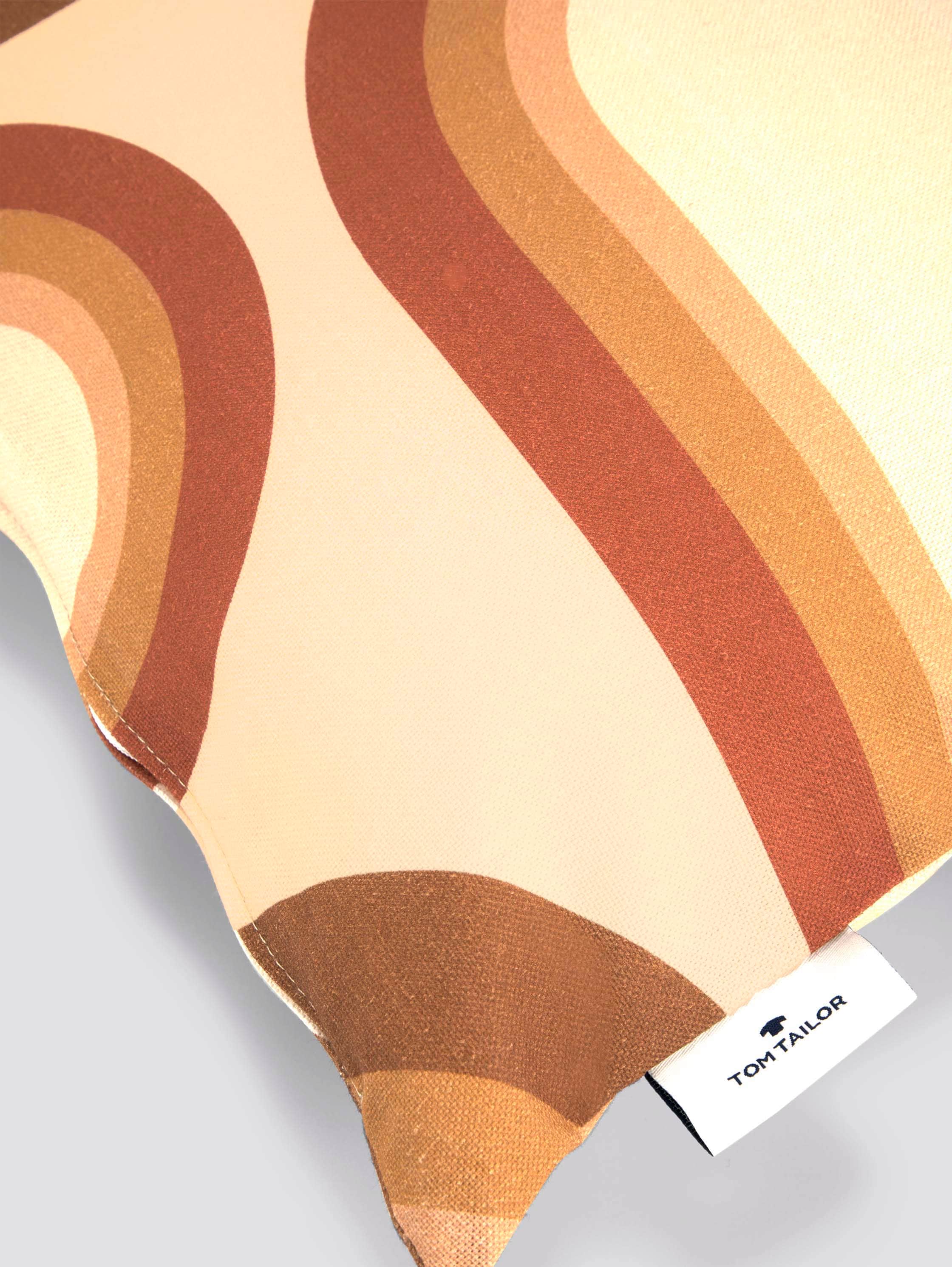 Housse de coussin rétro - orange