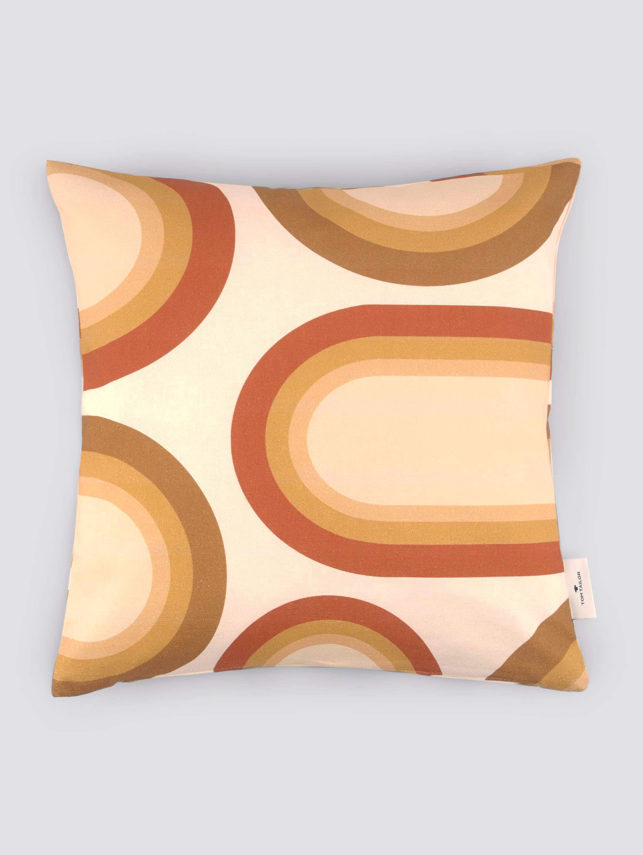 Housse de coussin rétro - orange