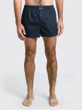 Boxershorts met ruitjespatroon in 2-pack - green-dark-check - Nek model vooraanzicht