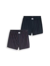Geselecteerd, Boxershorts met streepmotief in een set van 2 door Tom Tailor, blauw