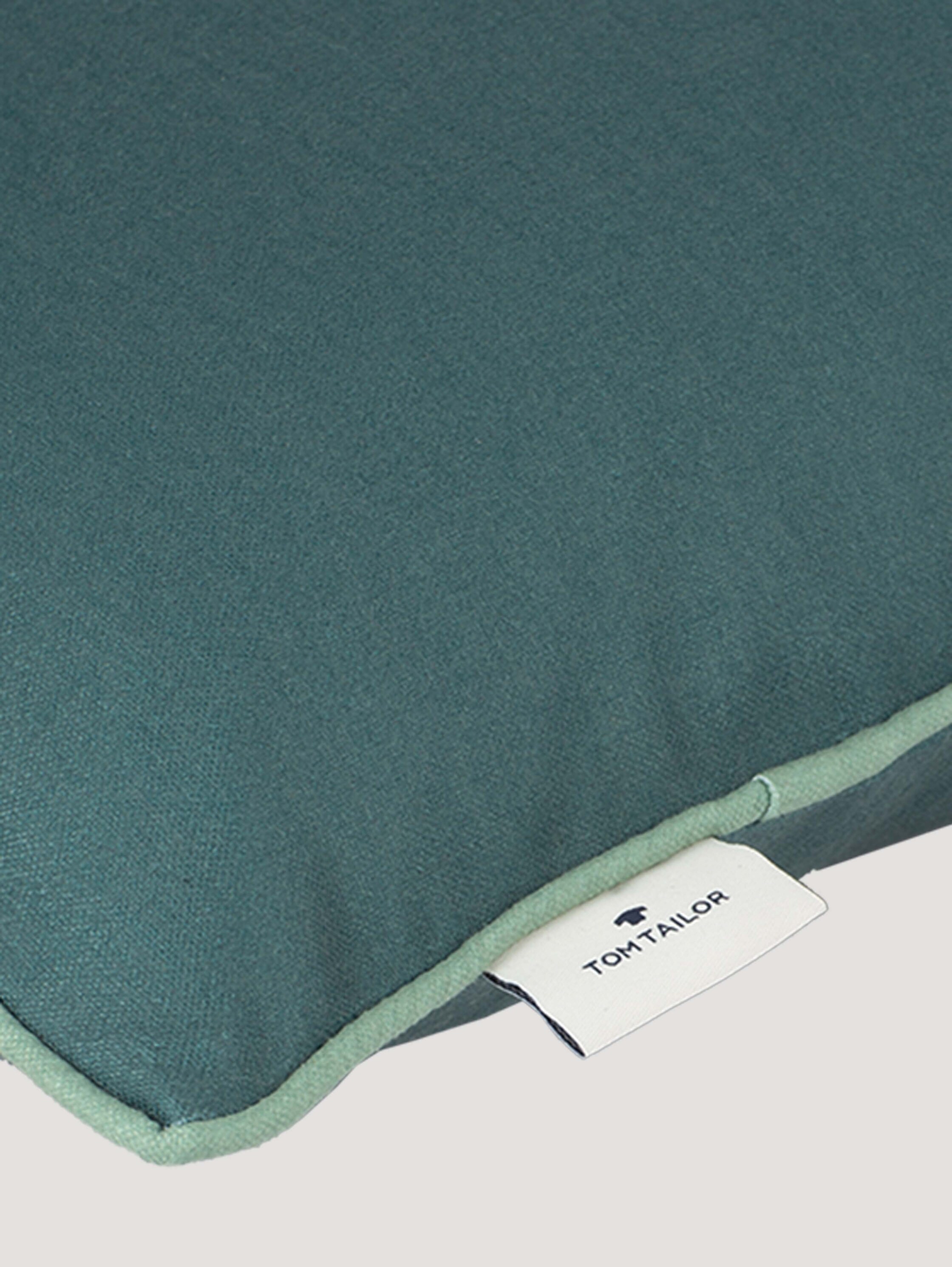 Kussenhoes met geborduurd logo - dk_green - 