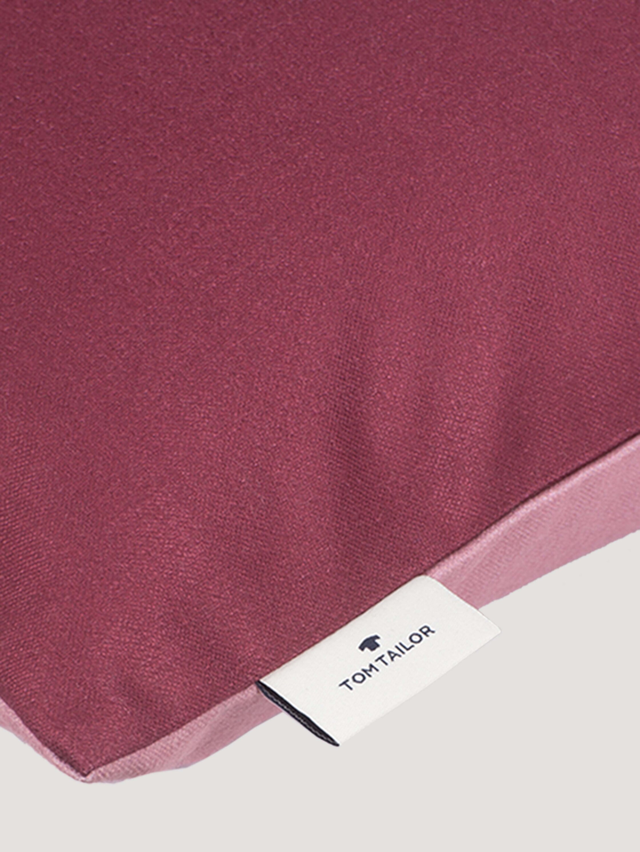 Kussenhoes met geborduurd logo - dk_red - 