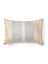 Selected, Striped cushion cover by Tom Tailor, yellow