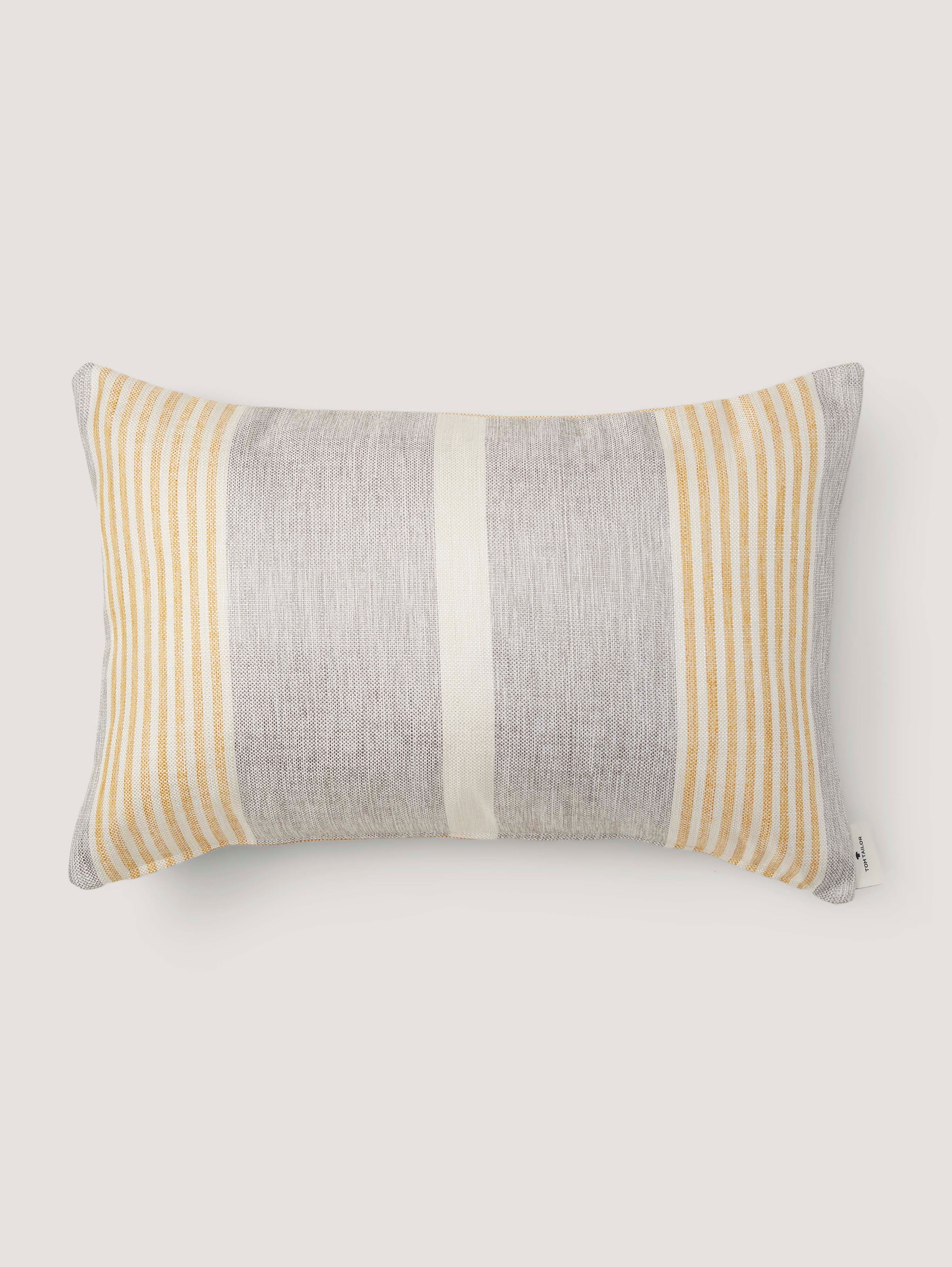 Striped cushion cover - yellow multi