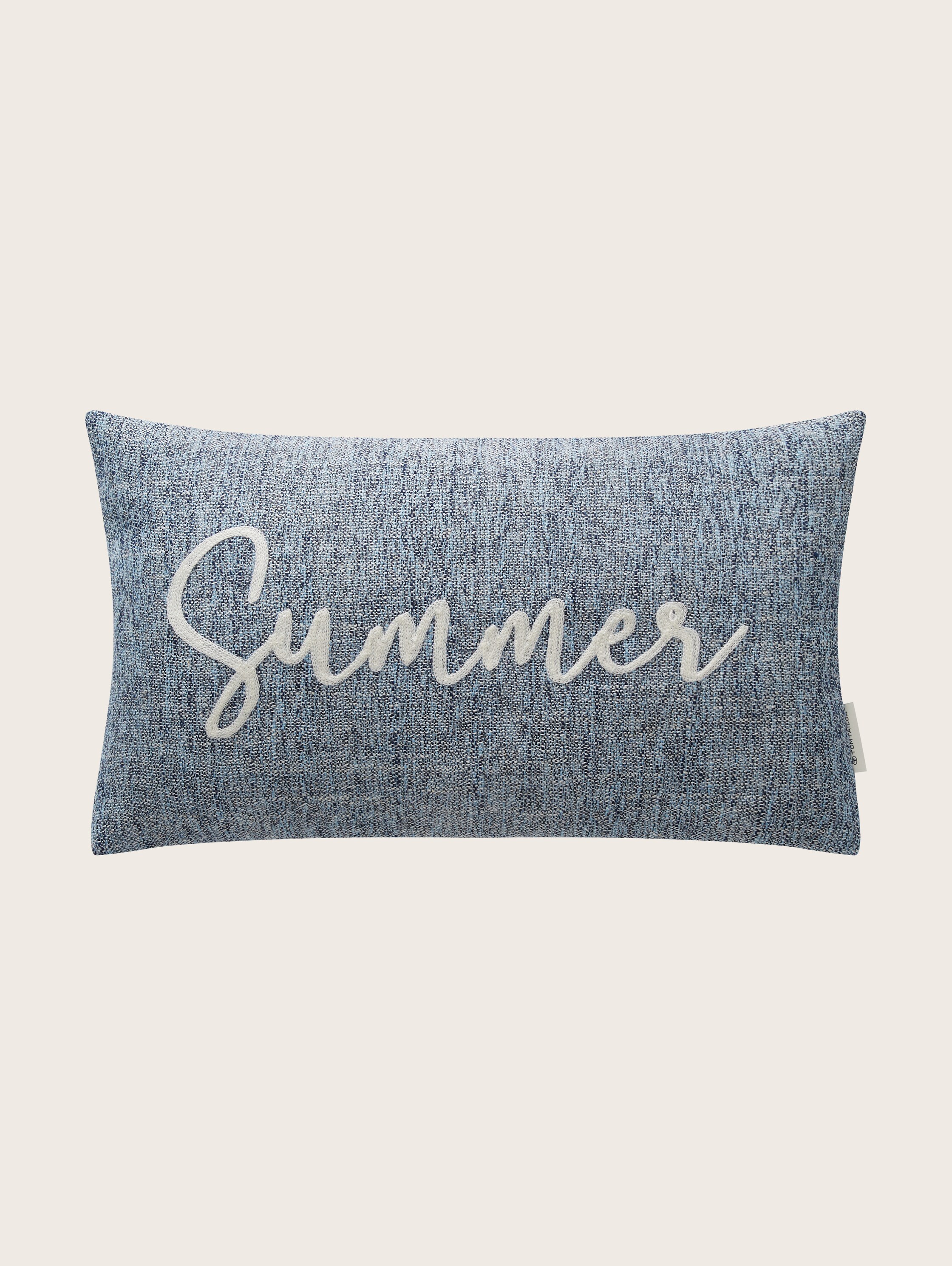T-Summer Kissenhülle mit Schriftzug - 0