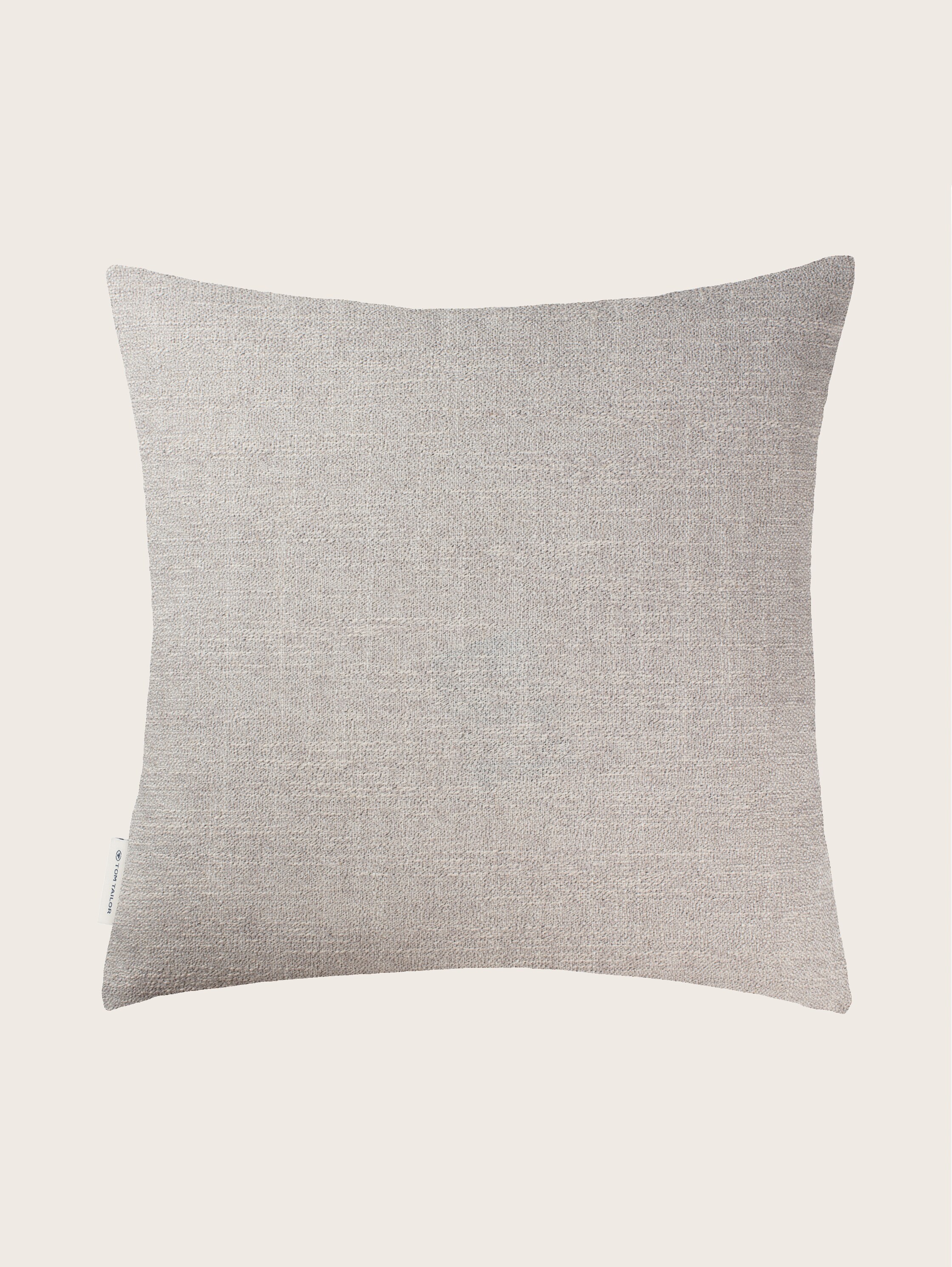 Geweven decoratieve kussenhoes - beige - 