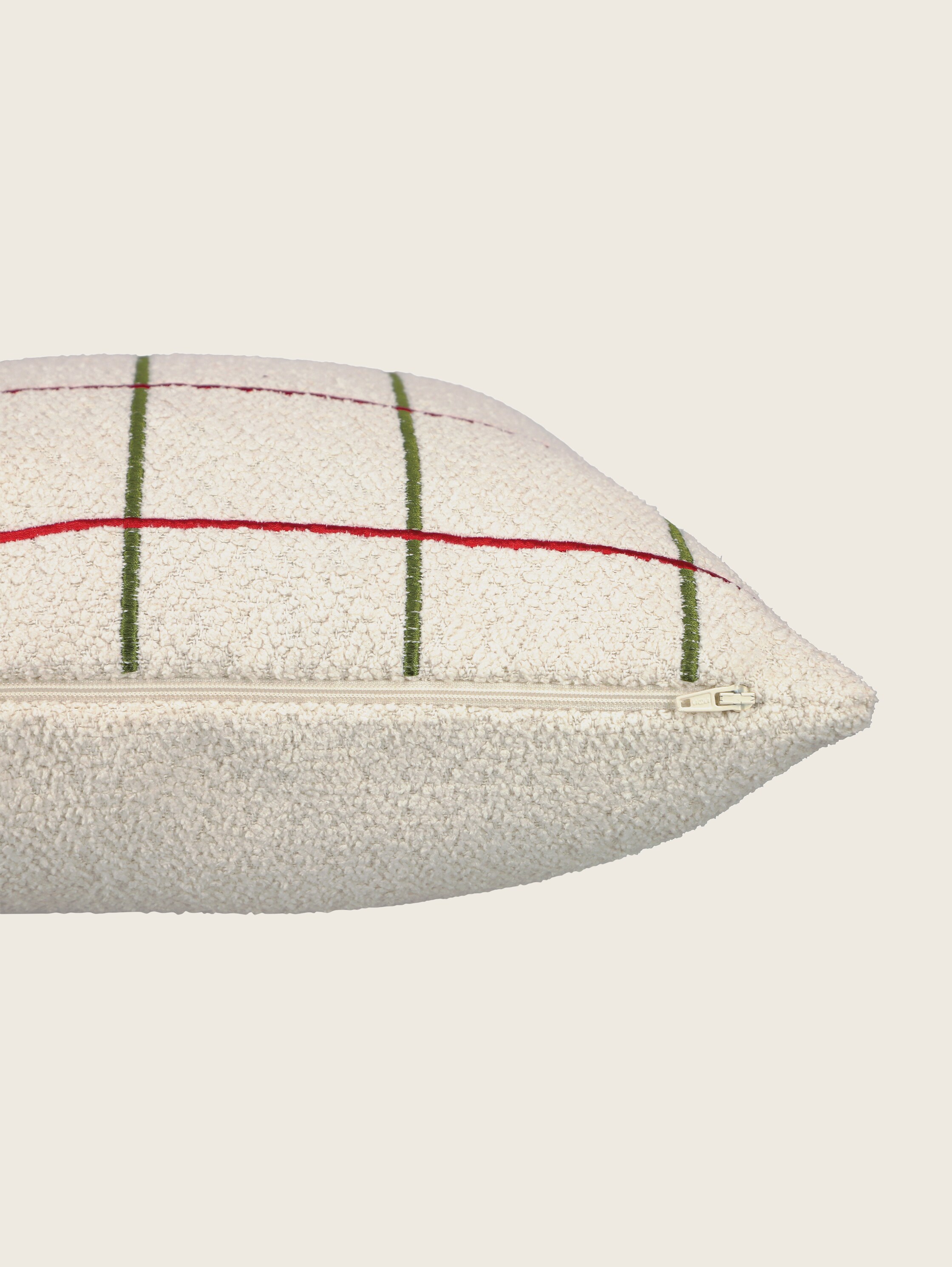 Geweven decoratieve kussenhoes met ruitpatroon - 6