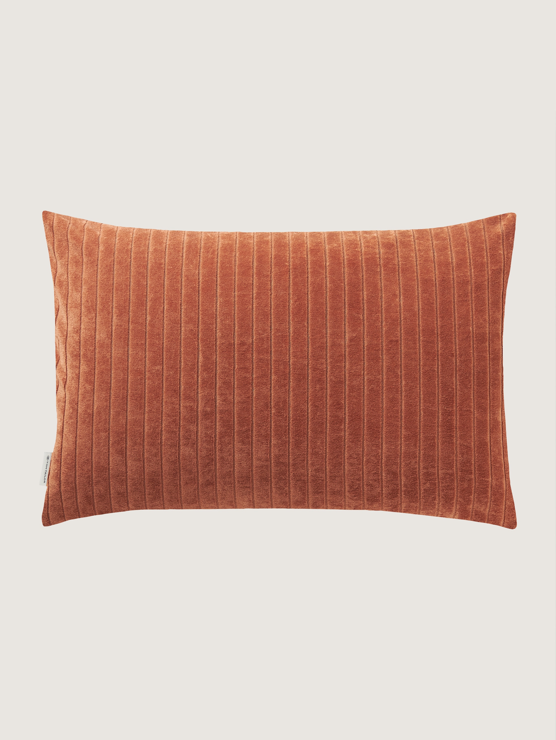 Housse de coussin décorative aspect velours côtelé - 2