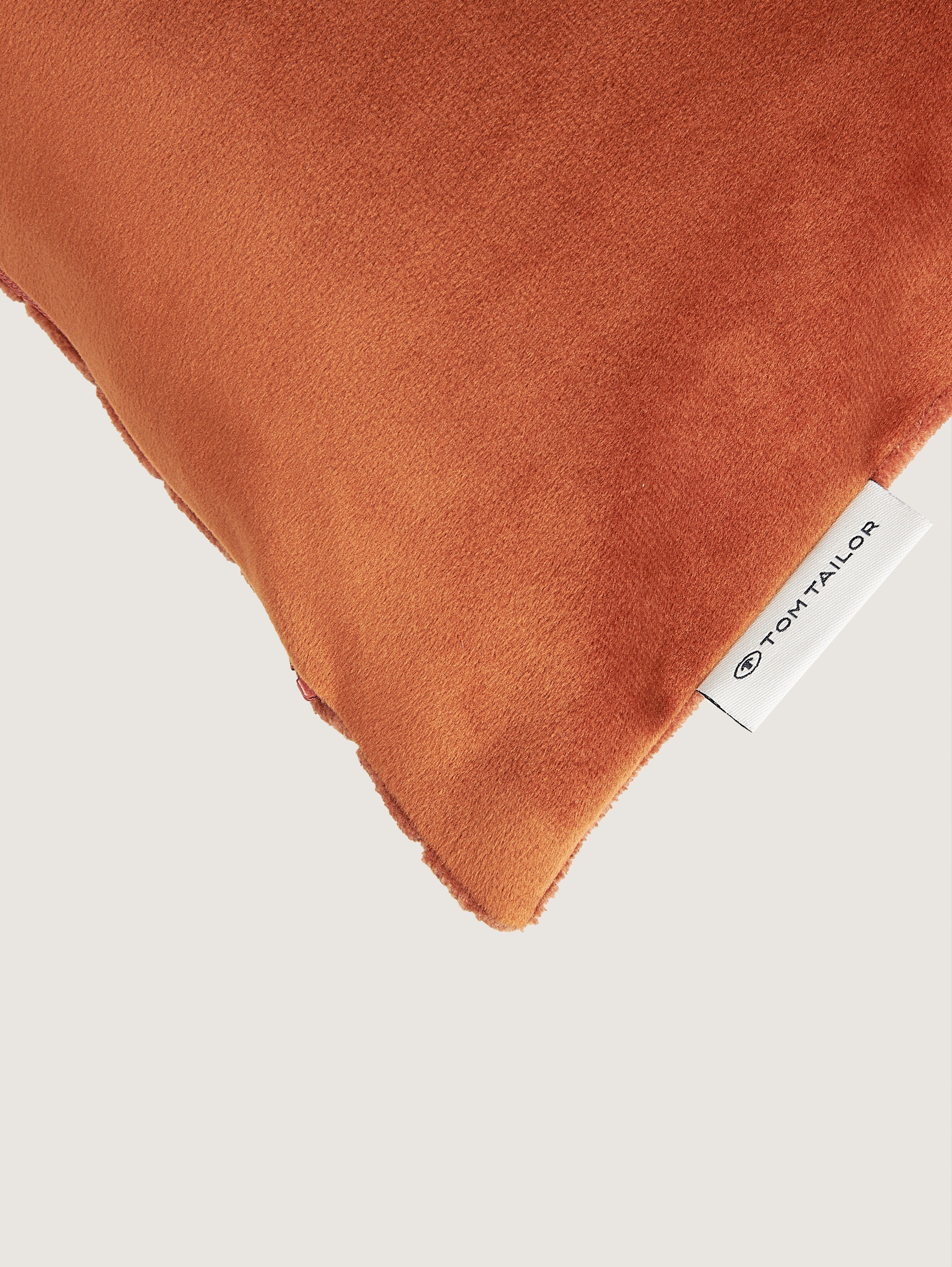Housse de coussin décorative aspect velours côtelé - 3
