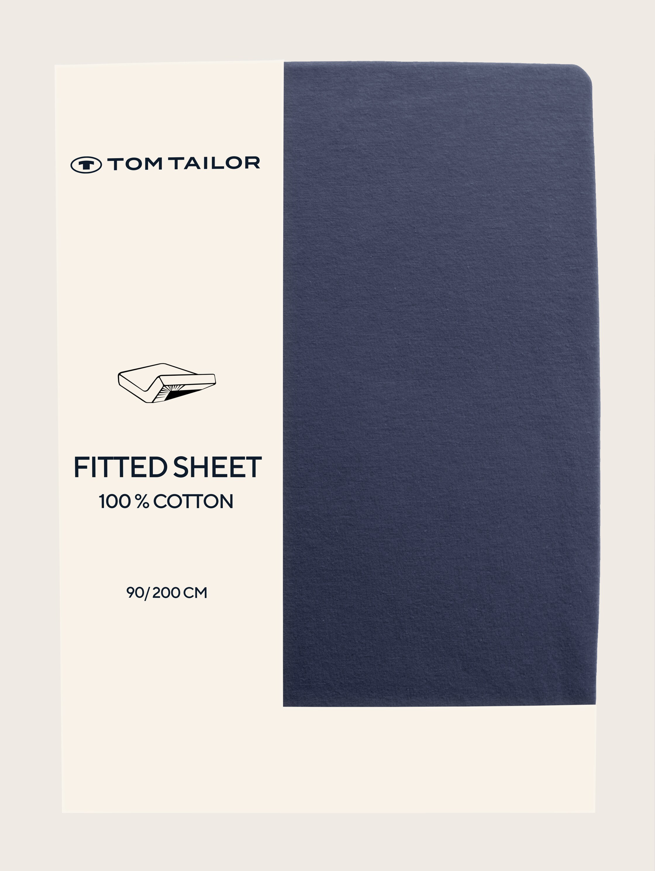 Drap-housse en jersey - indigo / indigo