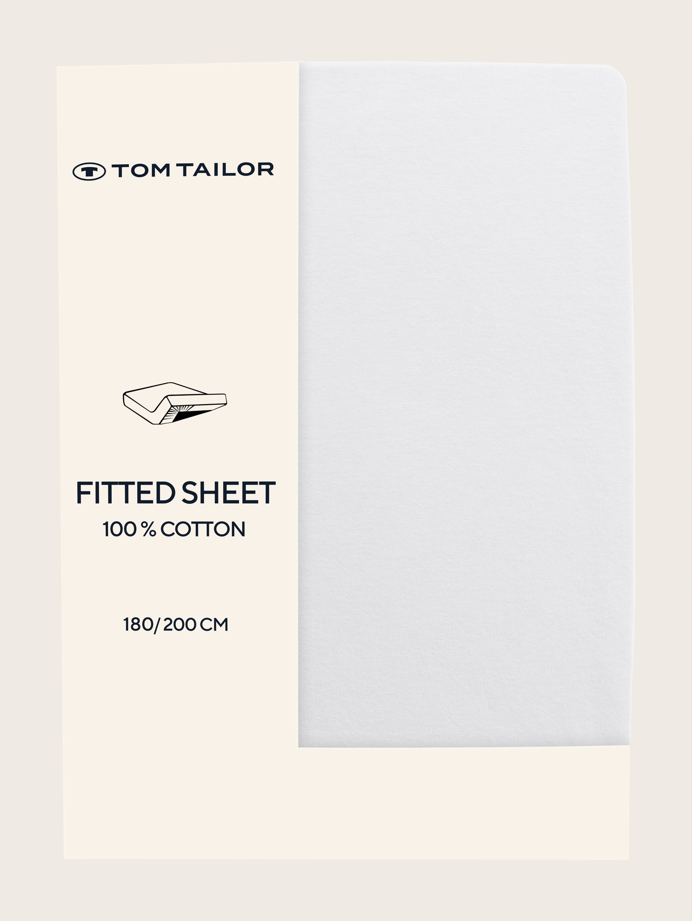 Drap-housse en jersey - white