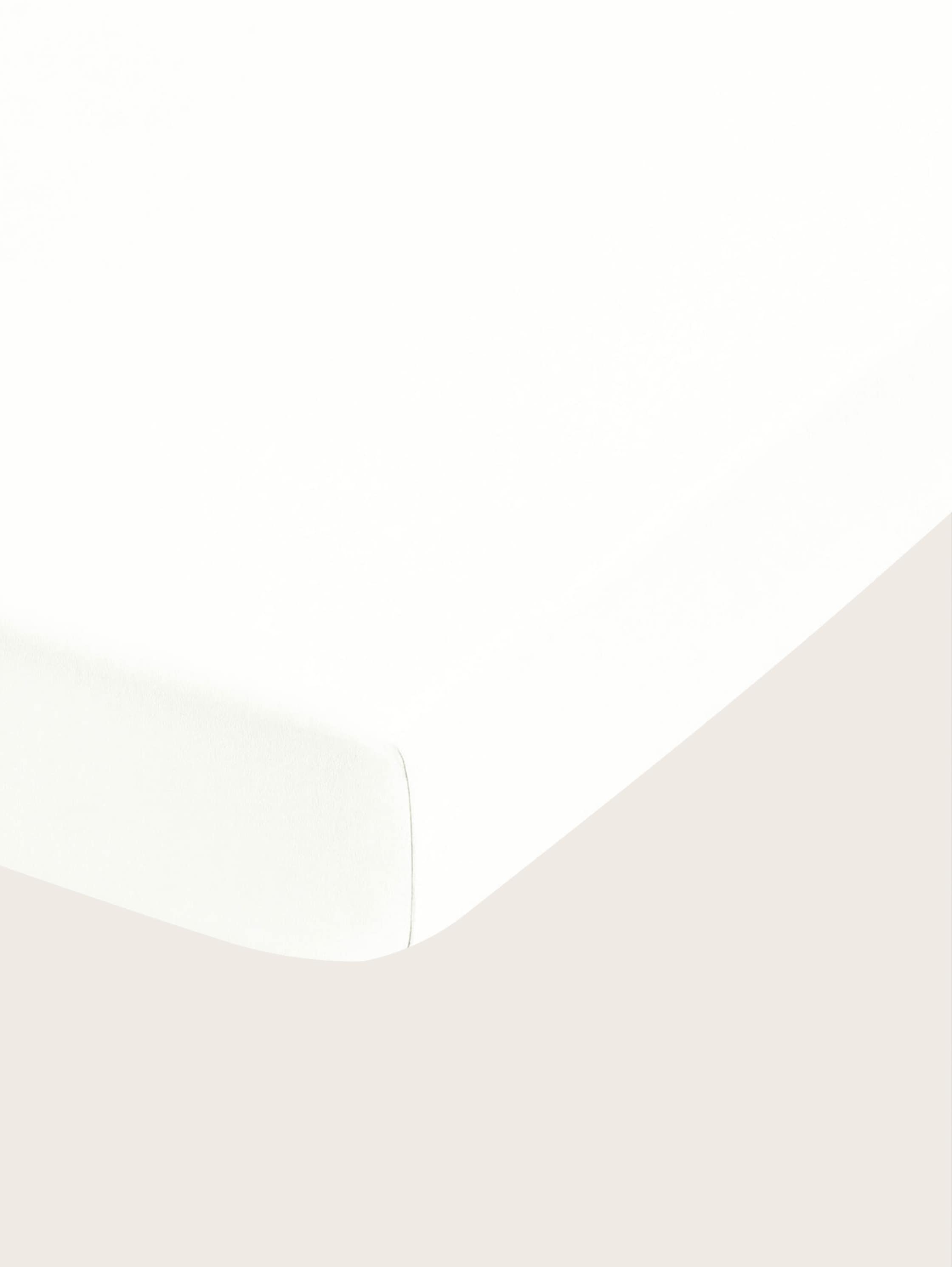 Drap-housse en jersey - white