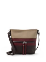 Geselecteerd, TTELLEN M schoudertas met colour-blocking door Tom Tailor, bruin