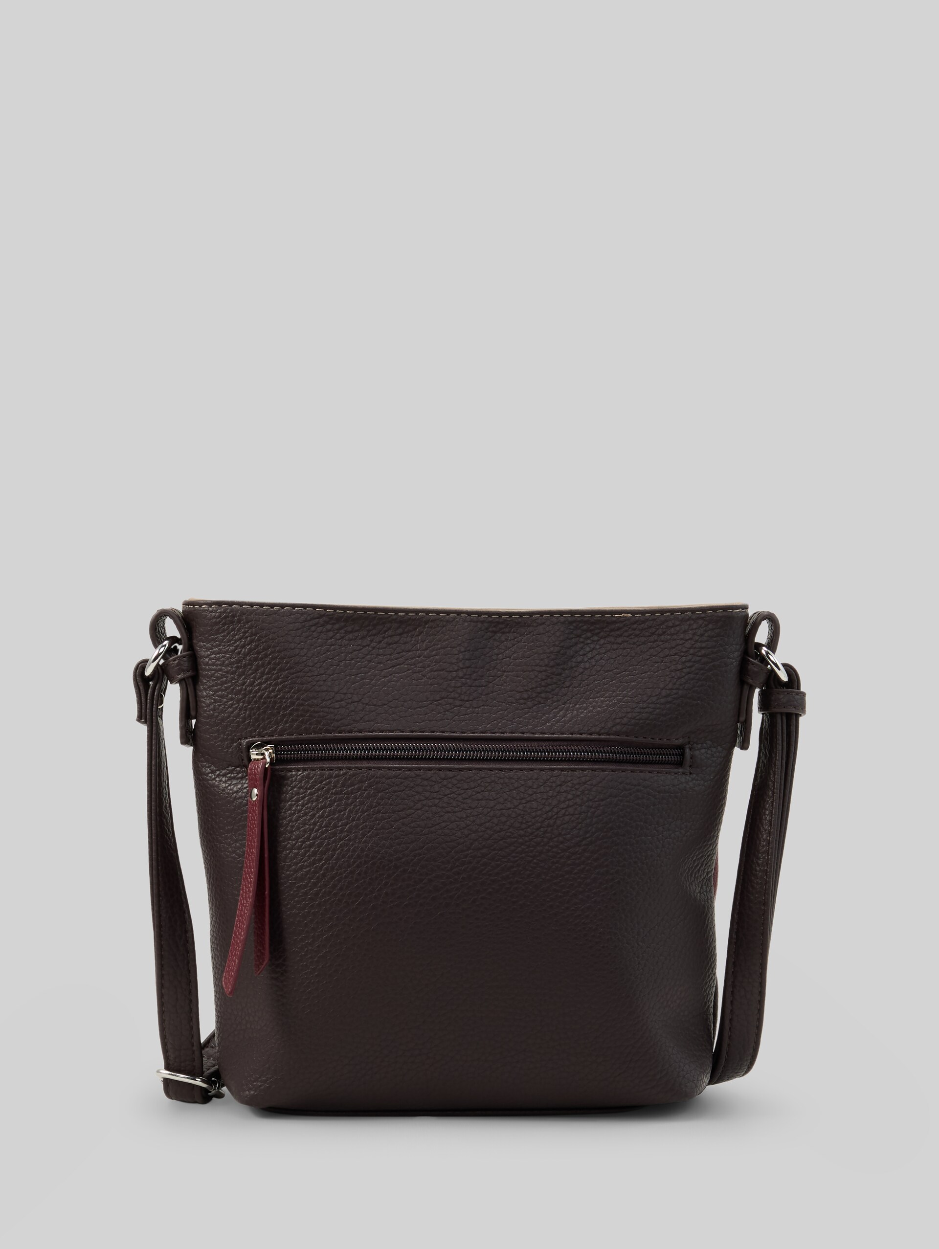 TTELLEN M schoudertas met colour-blocking - dark brown - Achteraanzicht product