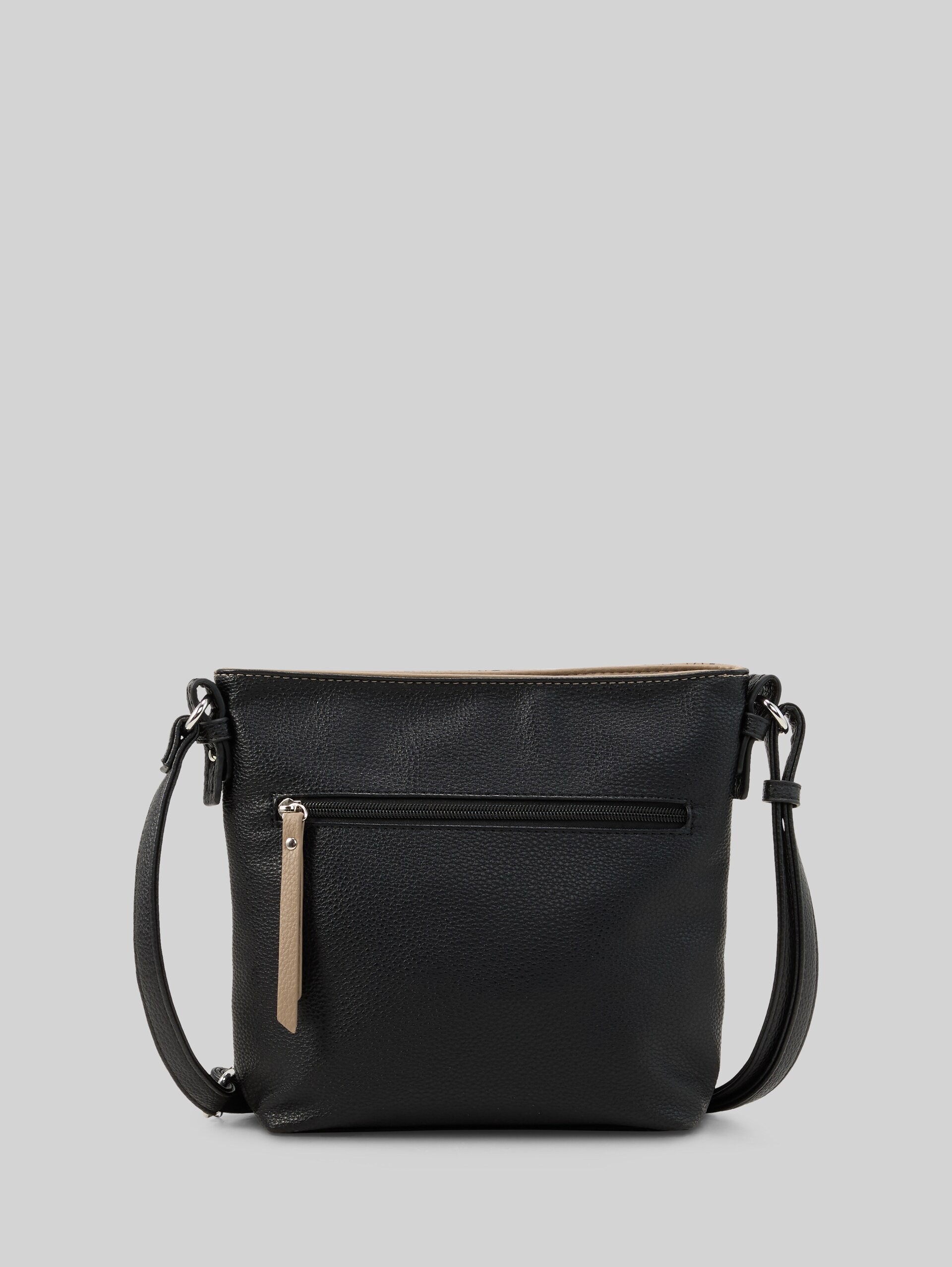 TTELLEN M schoudertas met colour-blocking - flower black - Achteraanzicht product