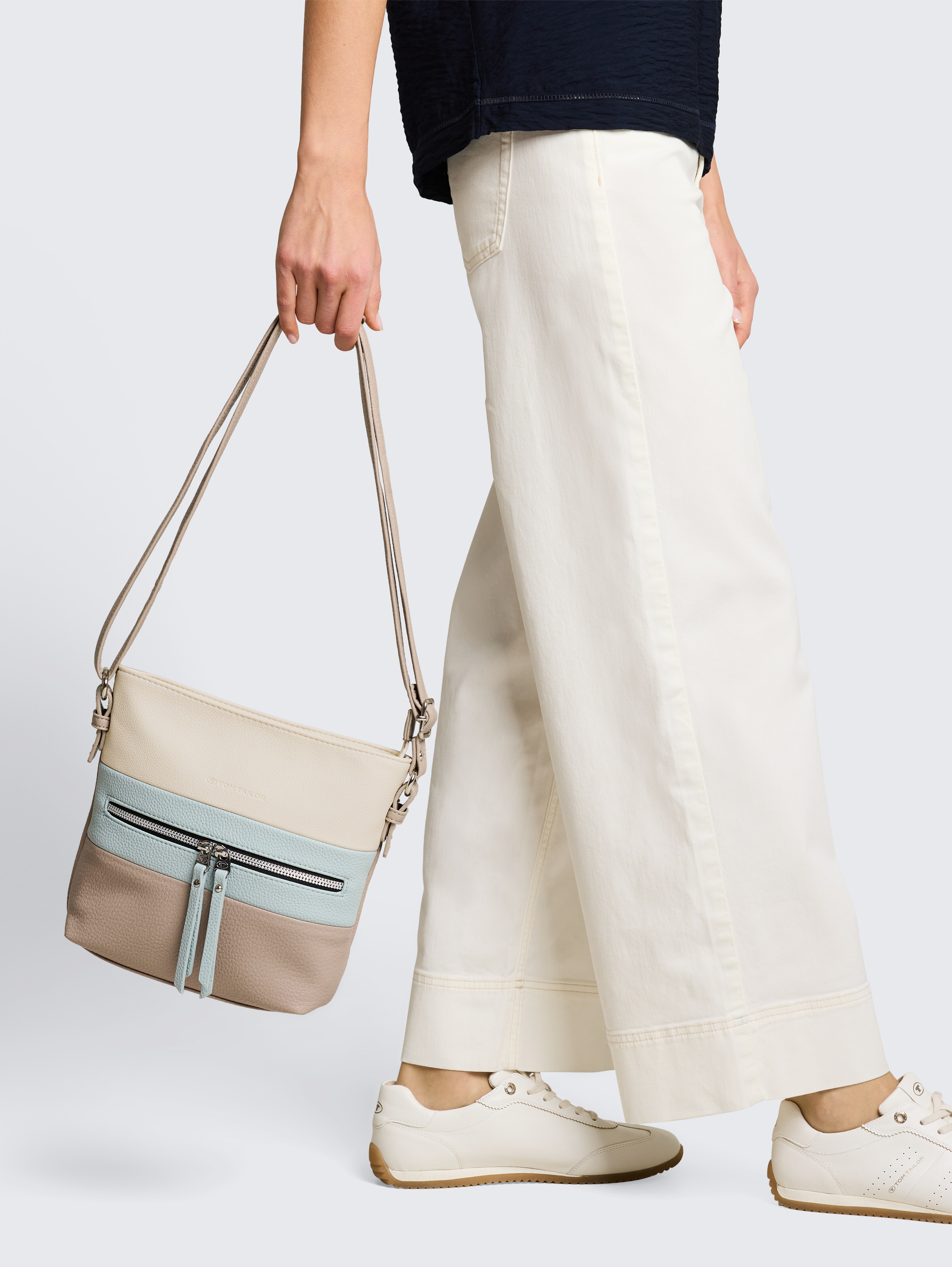 TTELLEN M Umhängetasche mit Colour-Blocking von Women, mixed taupe