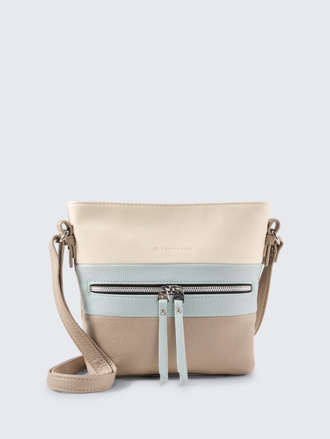 TTELLEN M Umhängetasche mit Colour-Blocking - mixed taupe - Vorder-Produkt-Ansicht