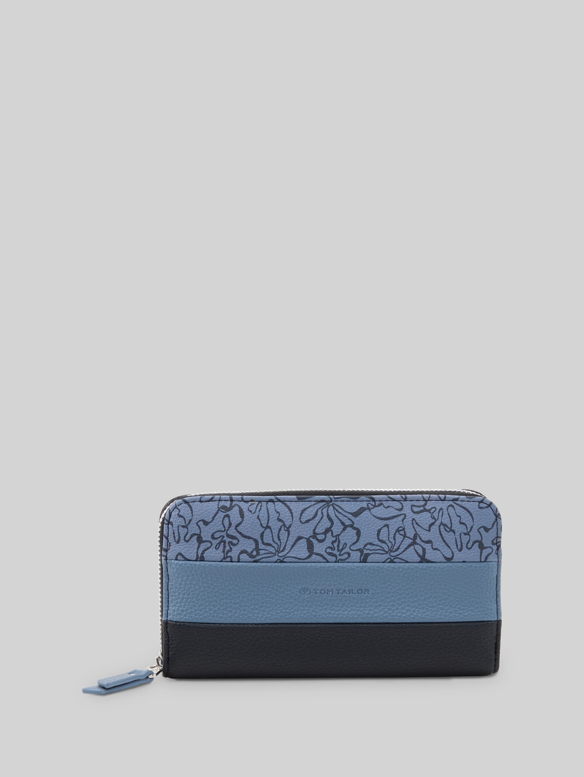 TTELLEN Portemonnee met colour-blocking - flower blue - Product vooraanzicht