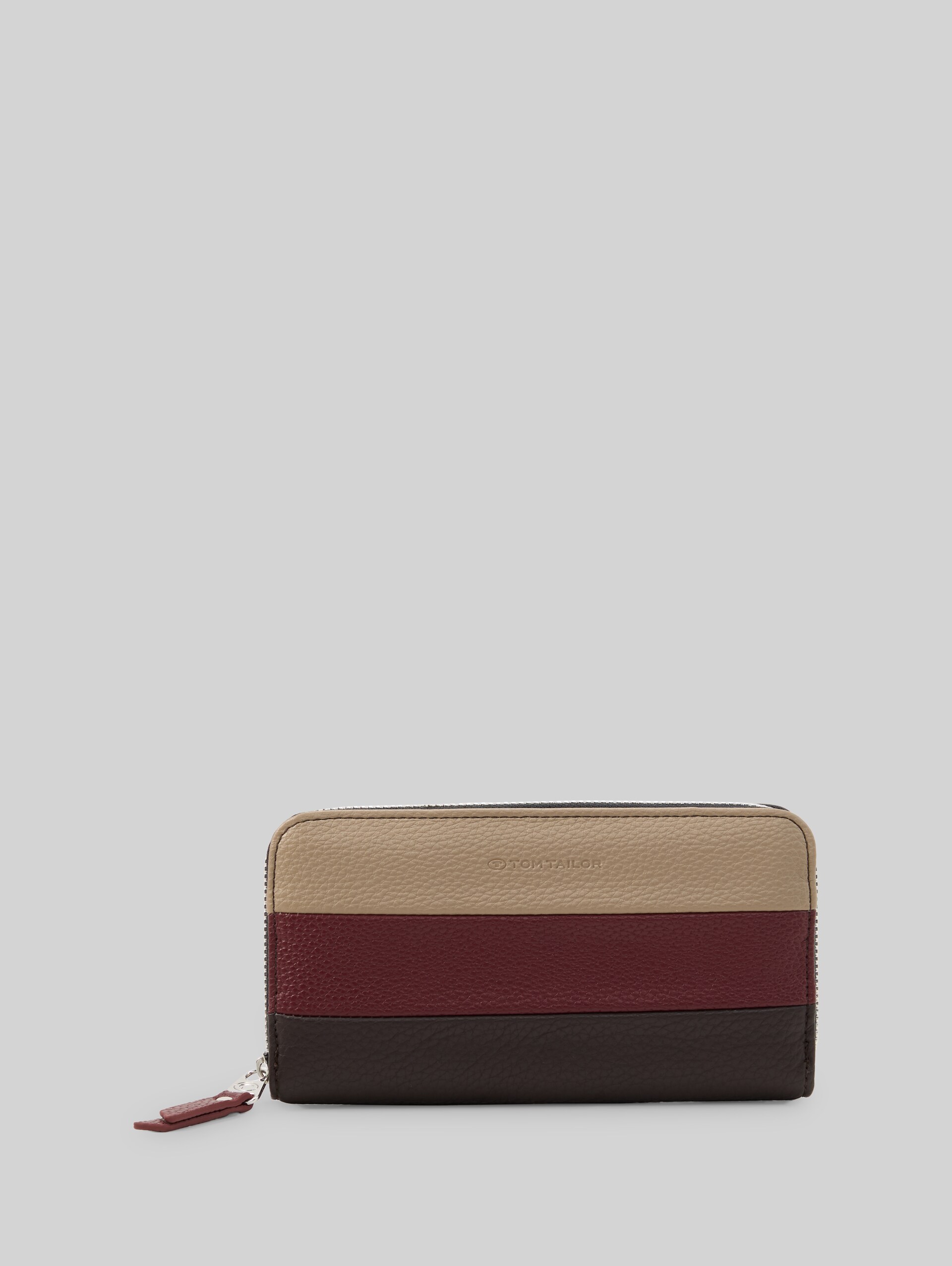 TTELLEN Portemonnee met colour-blocking - dark brown - Product vooraanzicht
