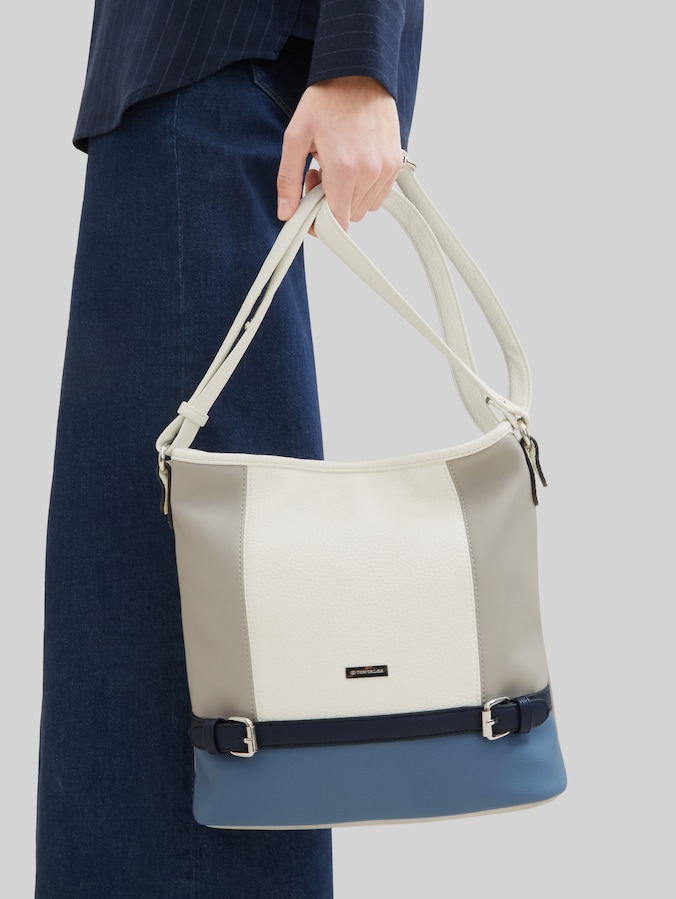 TTJUNA pouch bag with colour blocking by Women, denim blue