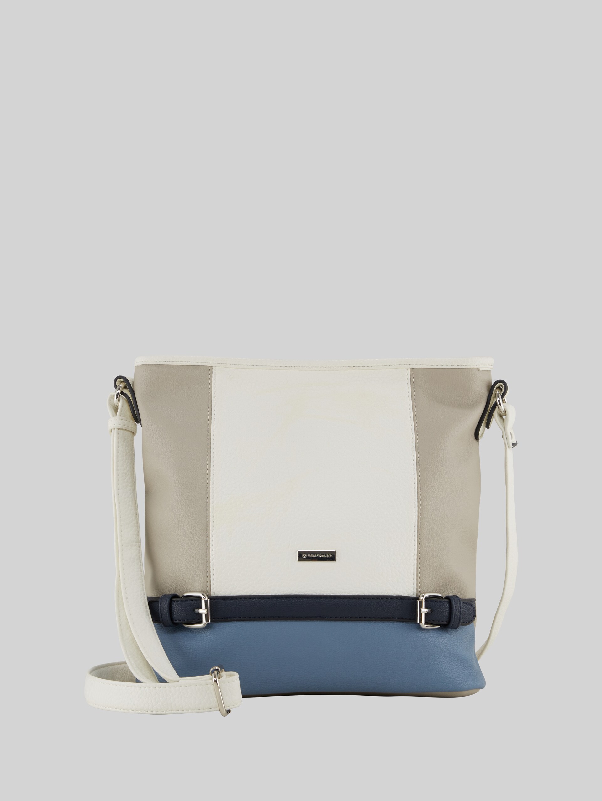 TTJUNA Beuteltasche mit Colour Blocking - denim blue - Vorder-Produkt-Ansicht