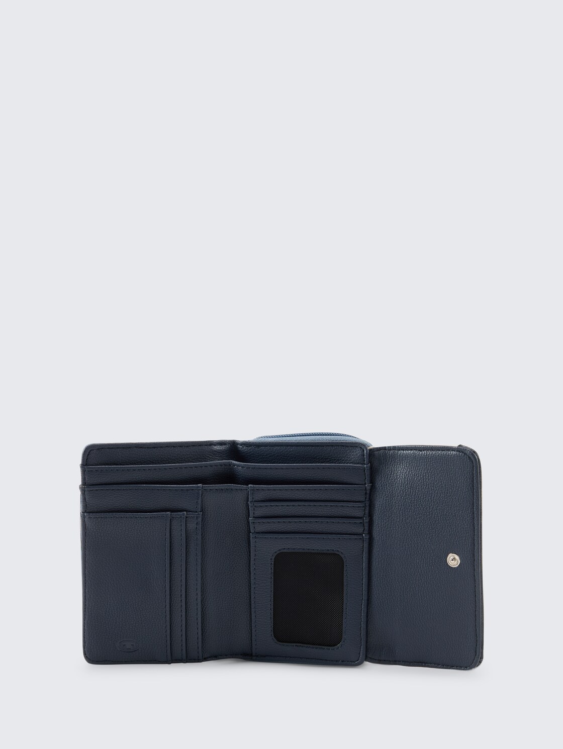 TTJUNA Geldbörse mit Colour-Blocking - denim blue - seitliche Produkt-Ansicht 