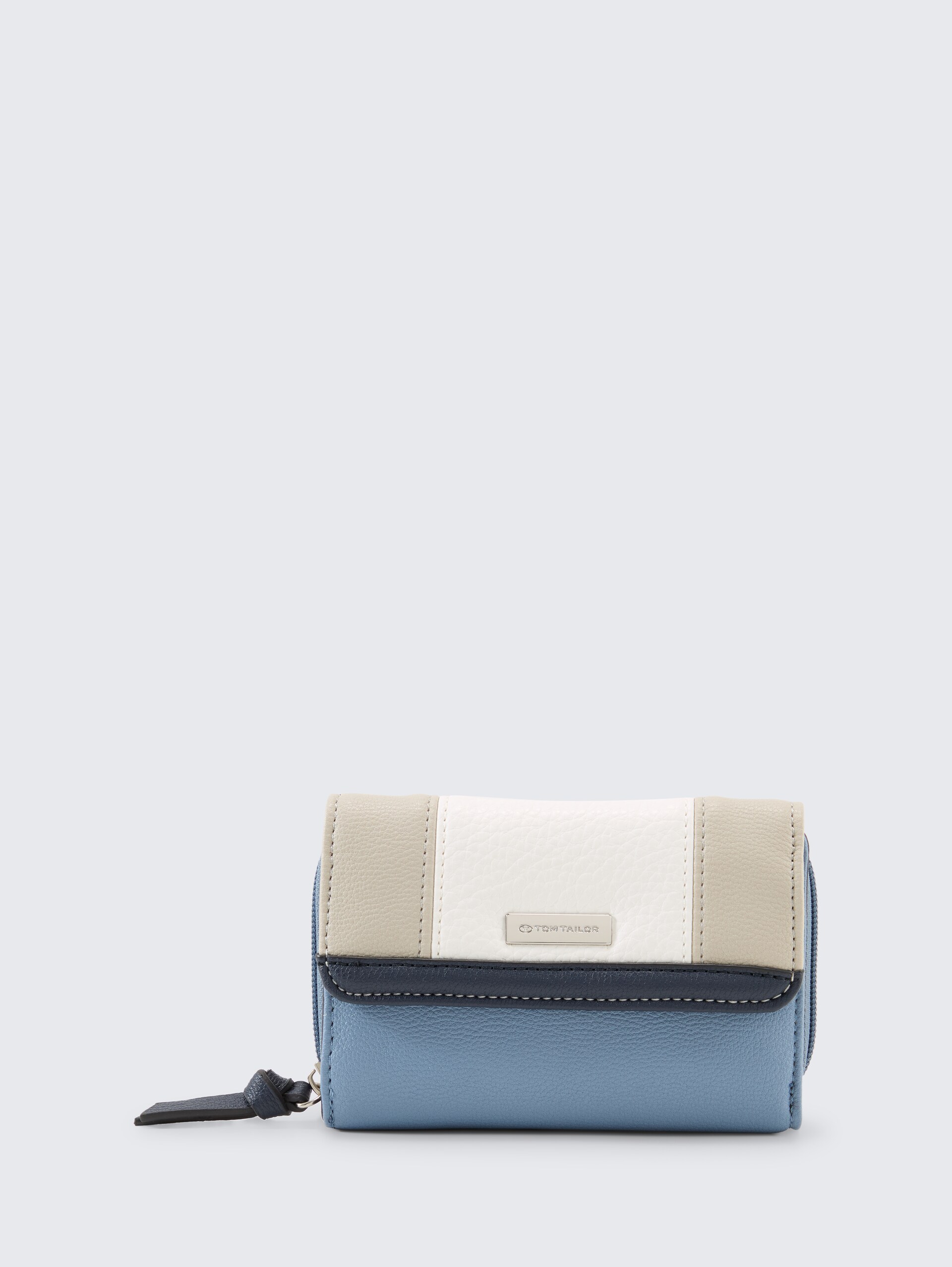 TTJUNA Geldbörse mit Colour-Blocking - denim blue - Vorder-Produkt-Ansicht