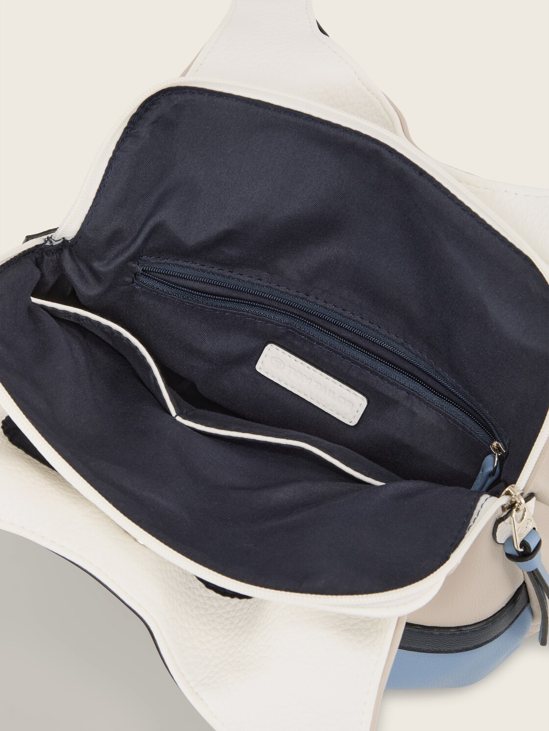 TTJUNA S Shopper mit Colour Blocking - denim blue - seitliche Produkt-Ansicht 