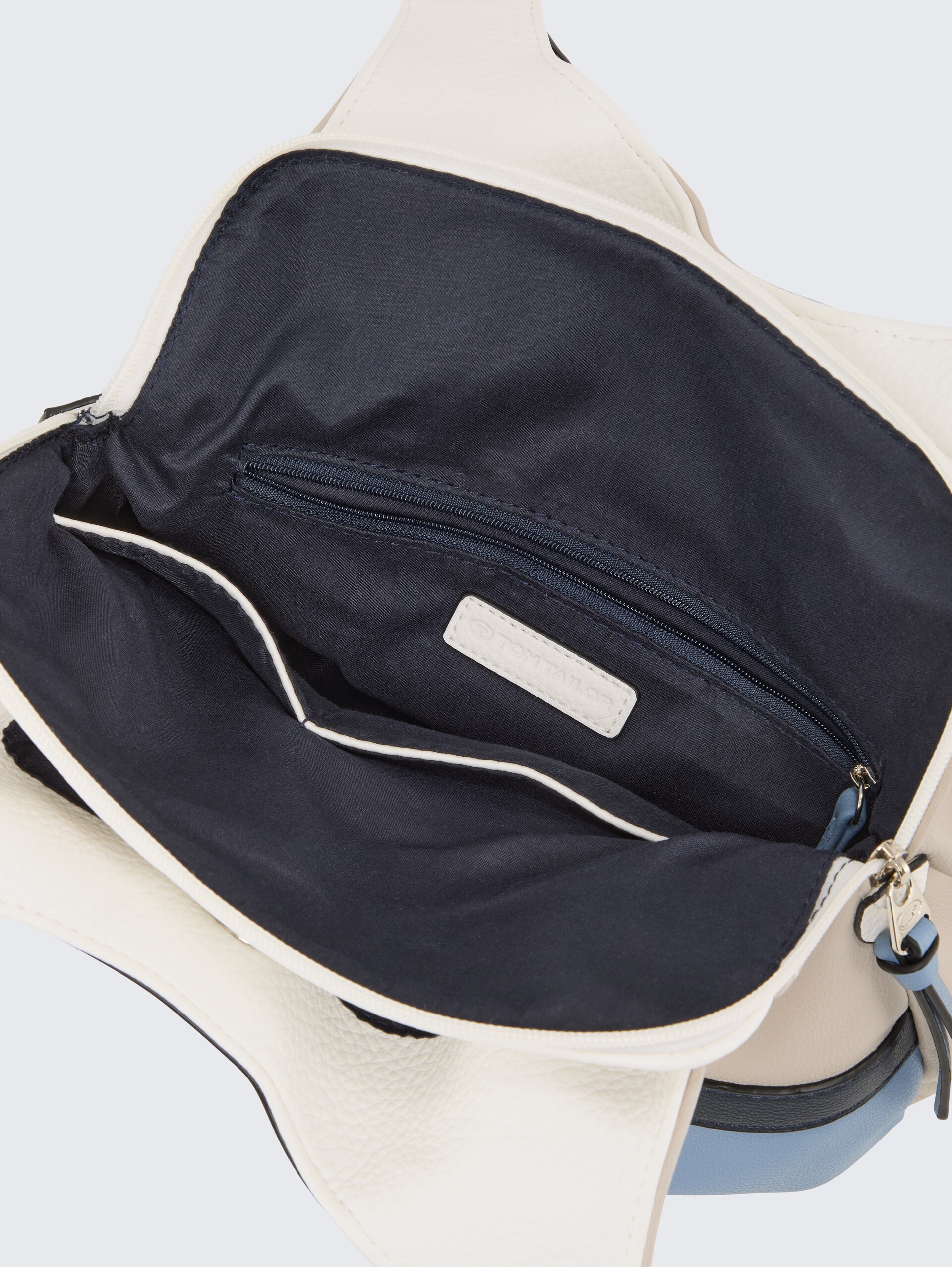 TTJUNA S Shopper mit Colour Blocking - denim blue - seitliche Produkt-Ansicht 