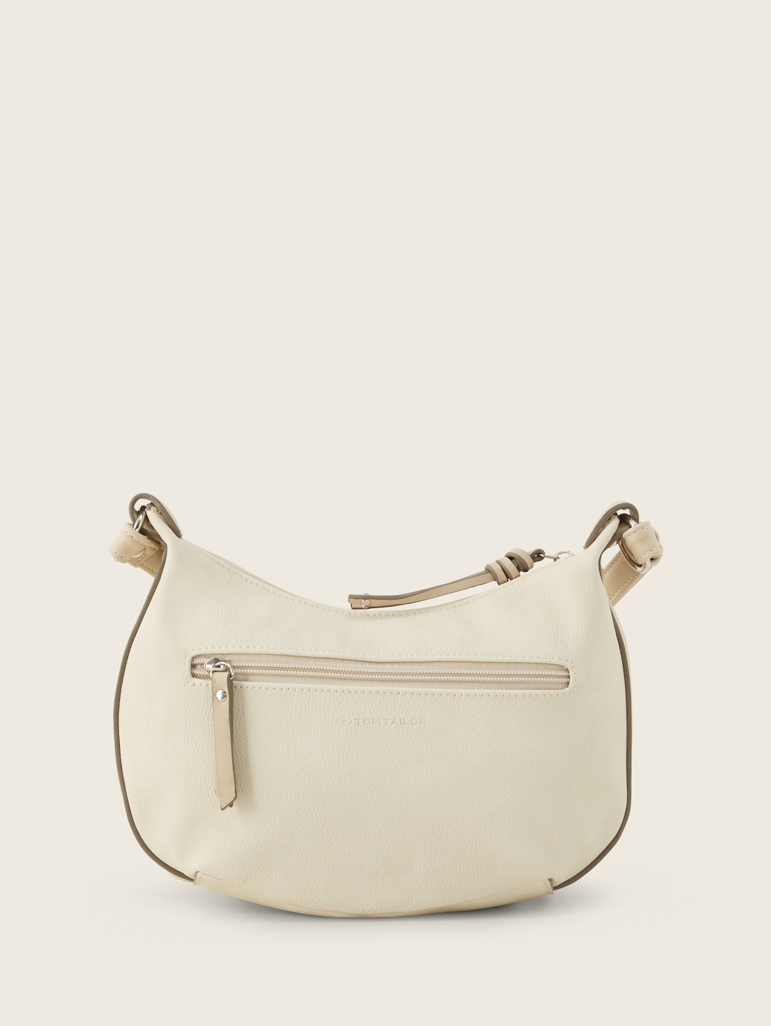 TTCAIA S Umhängetasche mit Reißverschluss-Details - off white / off white - Produkt-Rückansicht