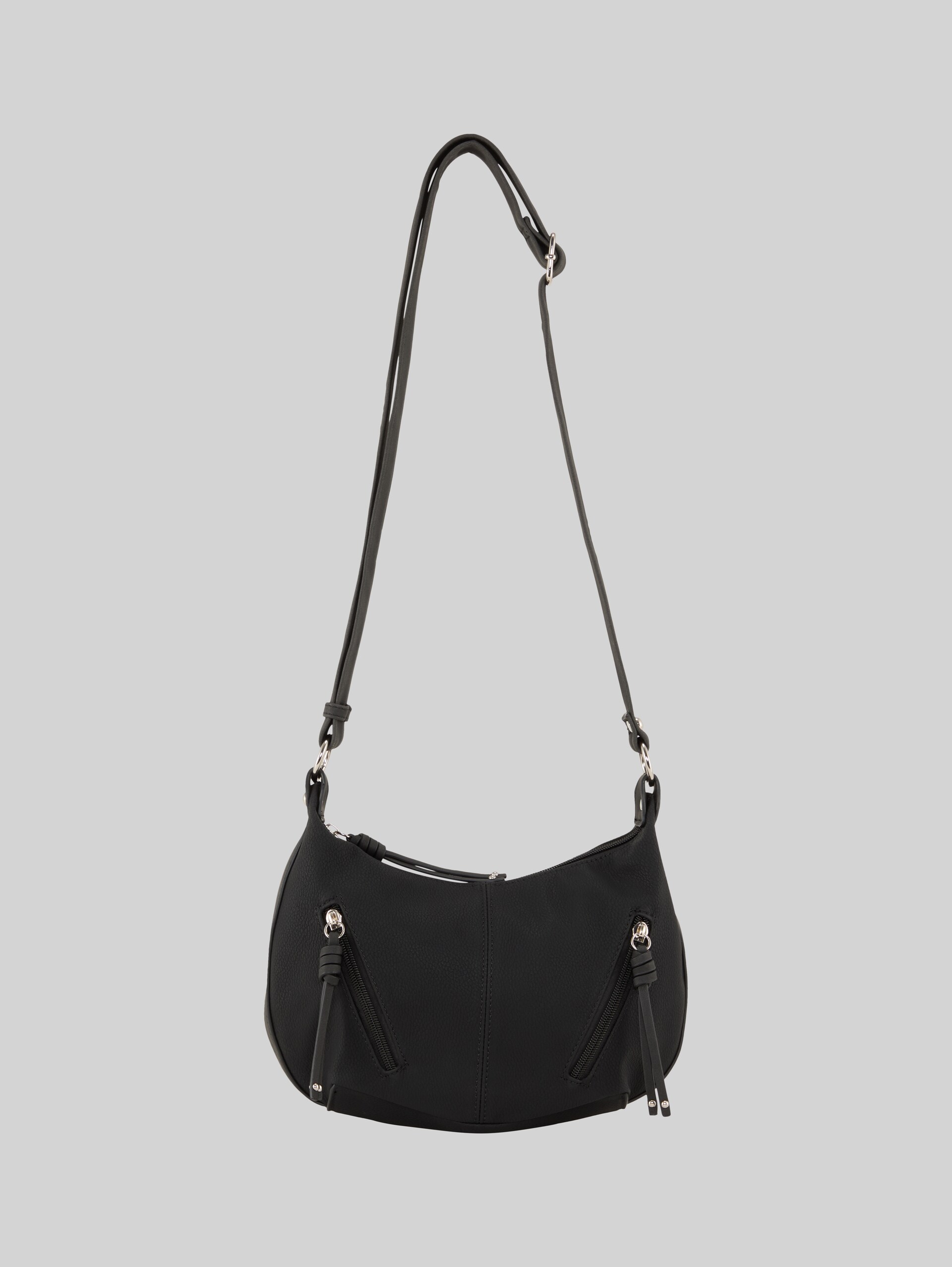 TTCAIA S Umhängetasche mit Reißverschluss-Details - schwarz / black - Vorder-Produkt-Ansicht