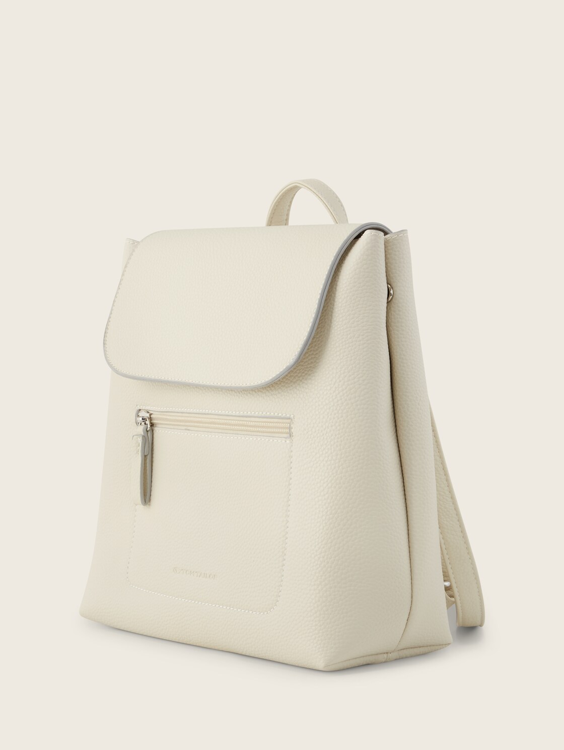 TTELIS S Rucksack aus Lederimitat - off white / off white - seitliche Produkt-Ansicht 
