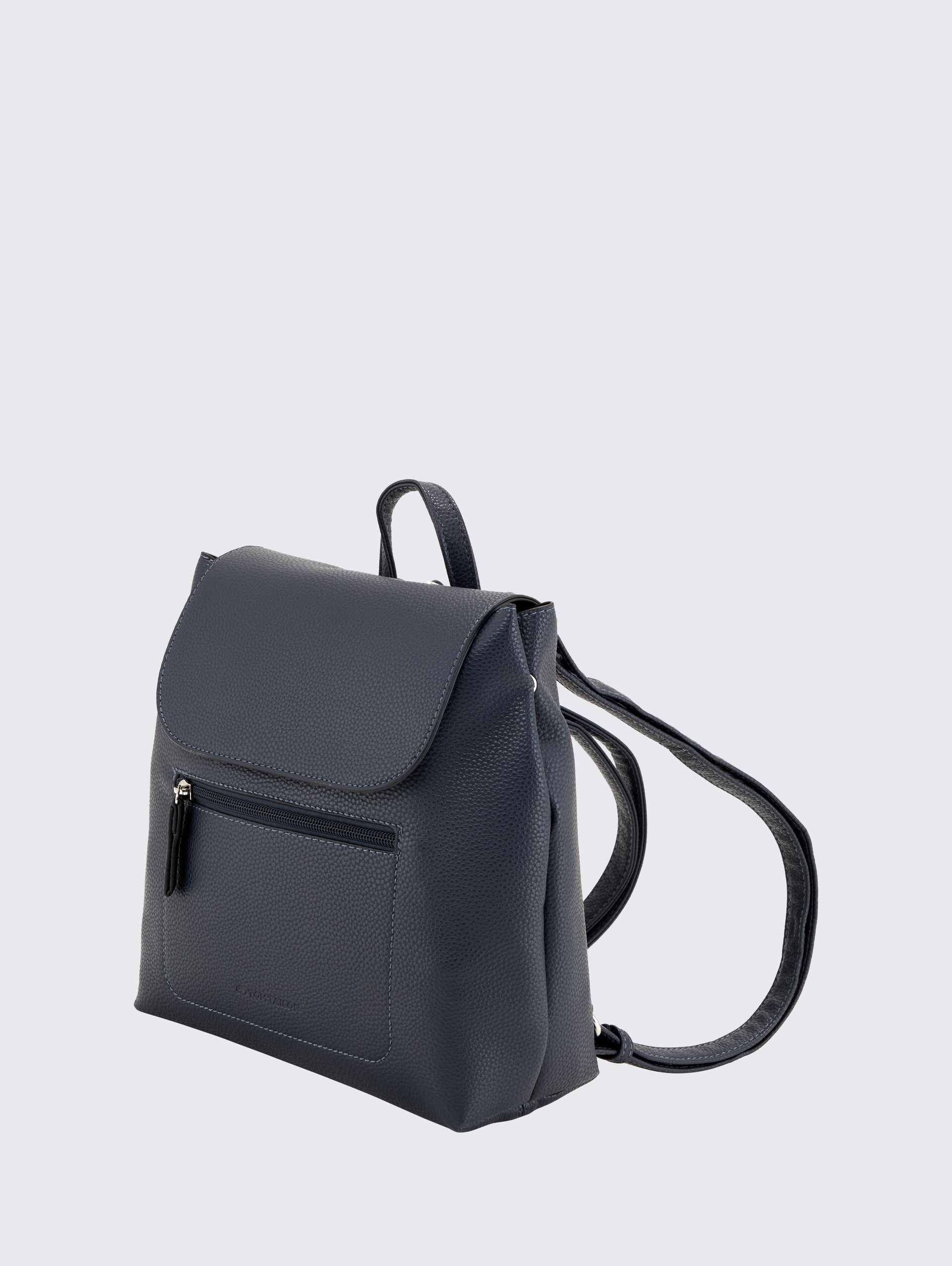 TTELIS S Rucksack aus Lederimitat - dark blue - seitliche Produkt-Ansicht 