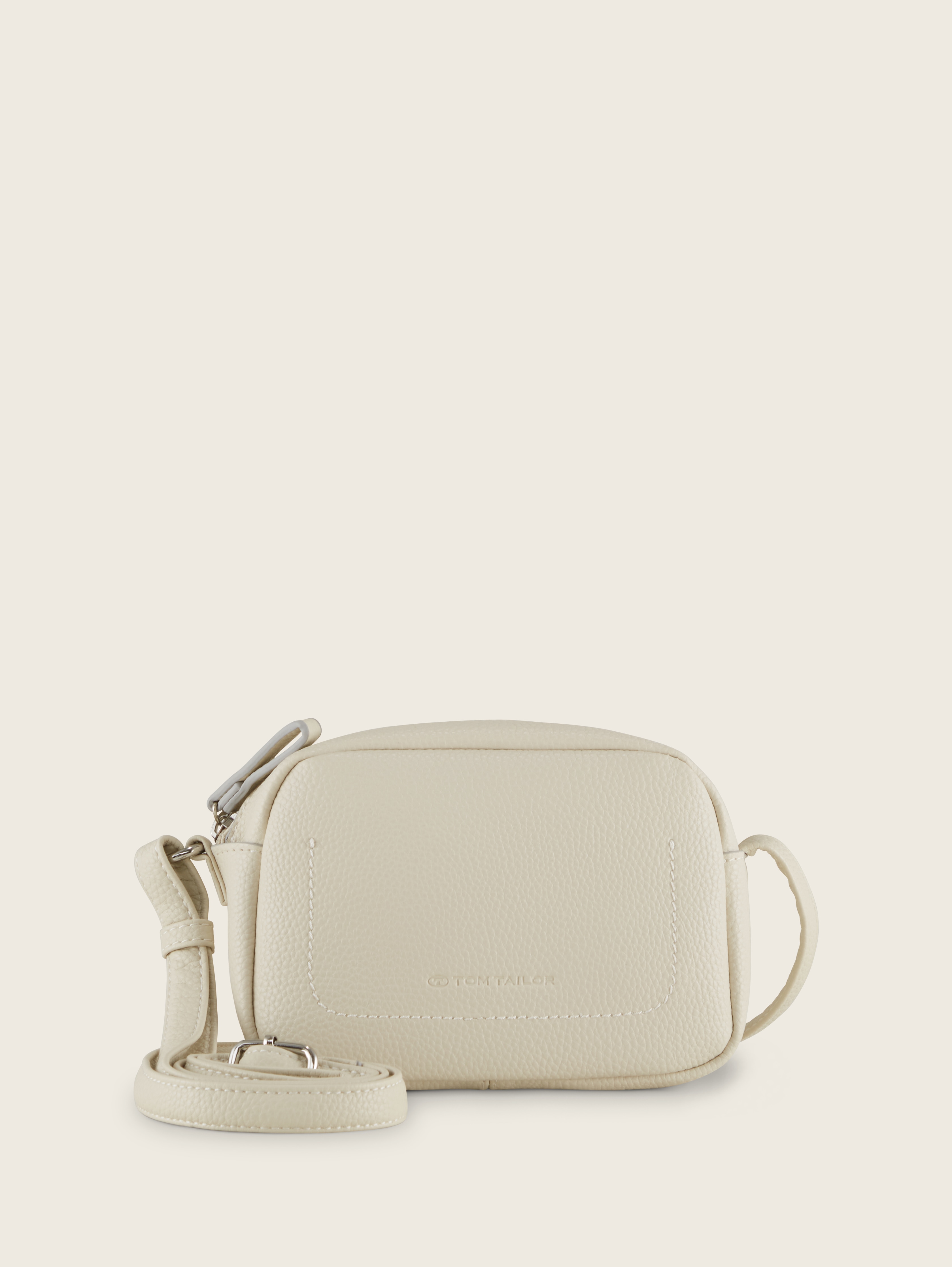 TTELIS Umhängetasche mit Ziernaht von Women, off white / off white