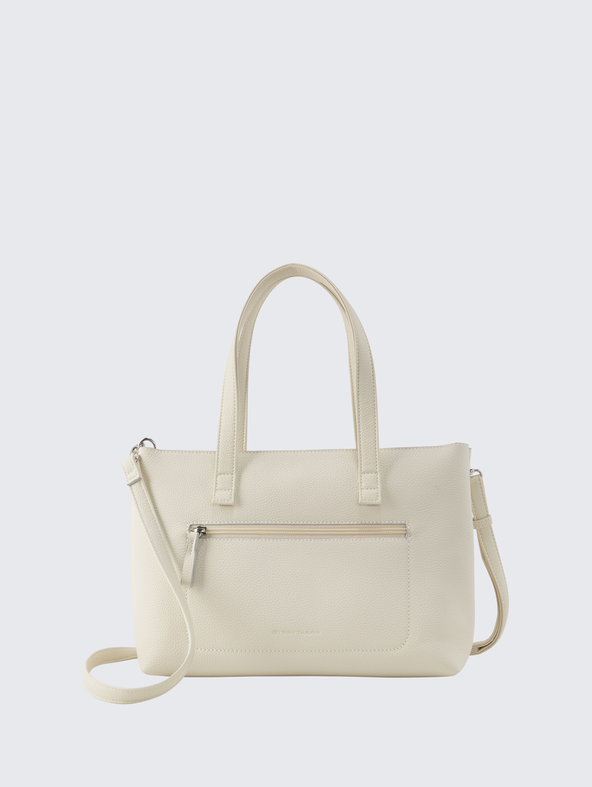 TTELIS M Shopper mit Ziernaht - off white / off white - Vorder-Produkt-Ansicht