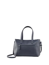 Nicht ausgewählt, TTELIS M Shopper mit Ziernaht von Tom Tailor, blau