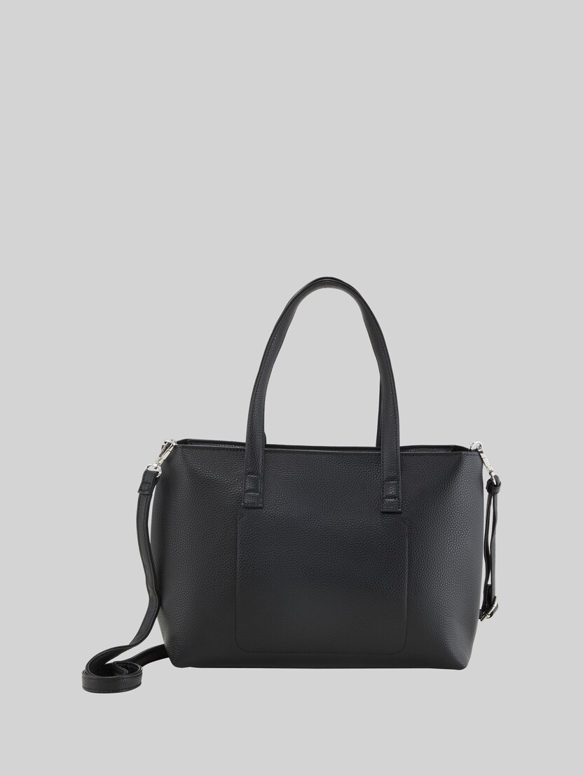 TTELIS M Tote bag with embossed logo by Women, schwarz / black