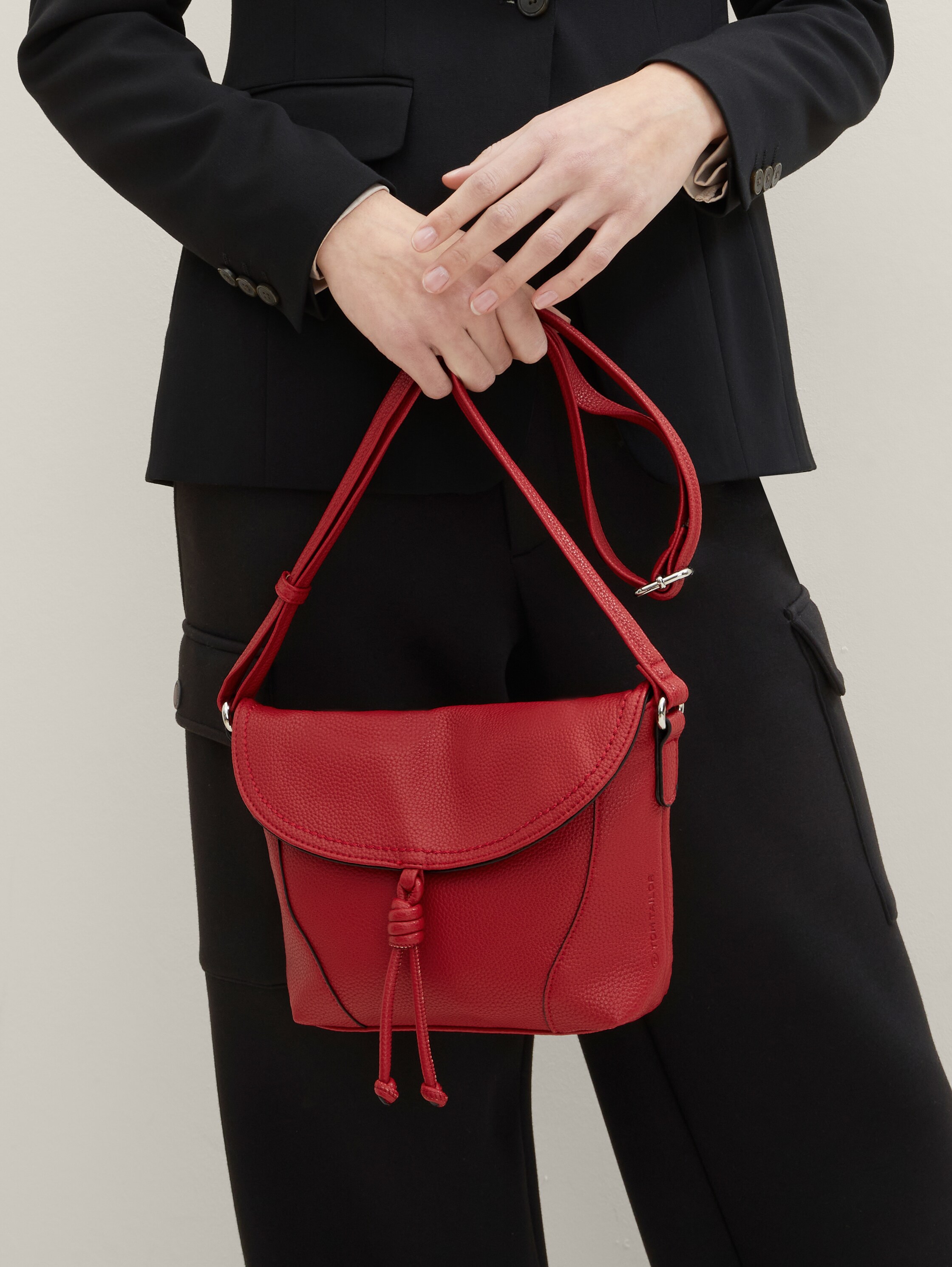 TTMALIA S schoudertas met contrasterende stiksels - red - 