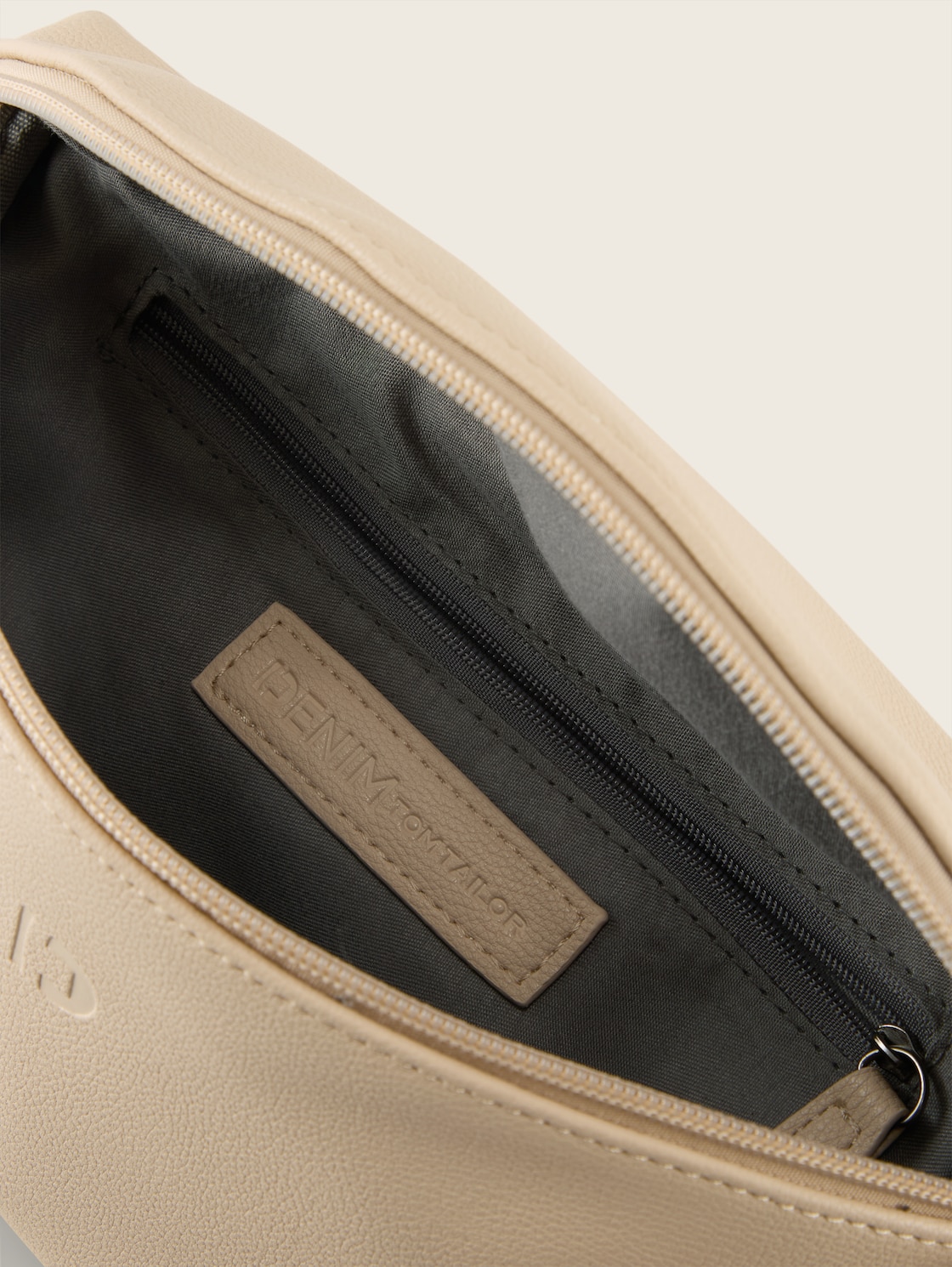 TTMENA Gürteltasche mit buntem Webriemen - camel / camel nature - seitliche Produkt-Ansicht 