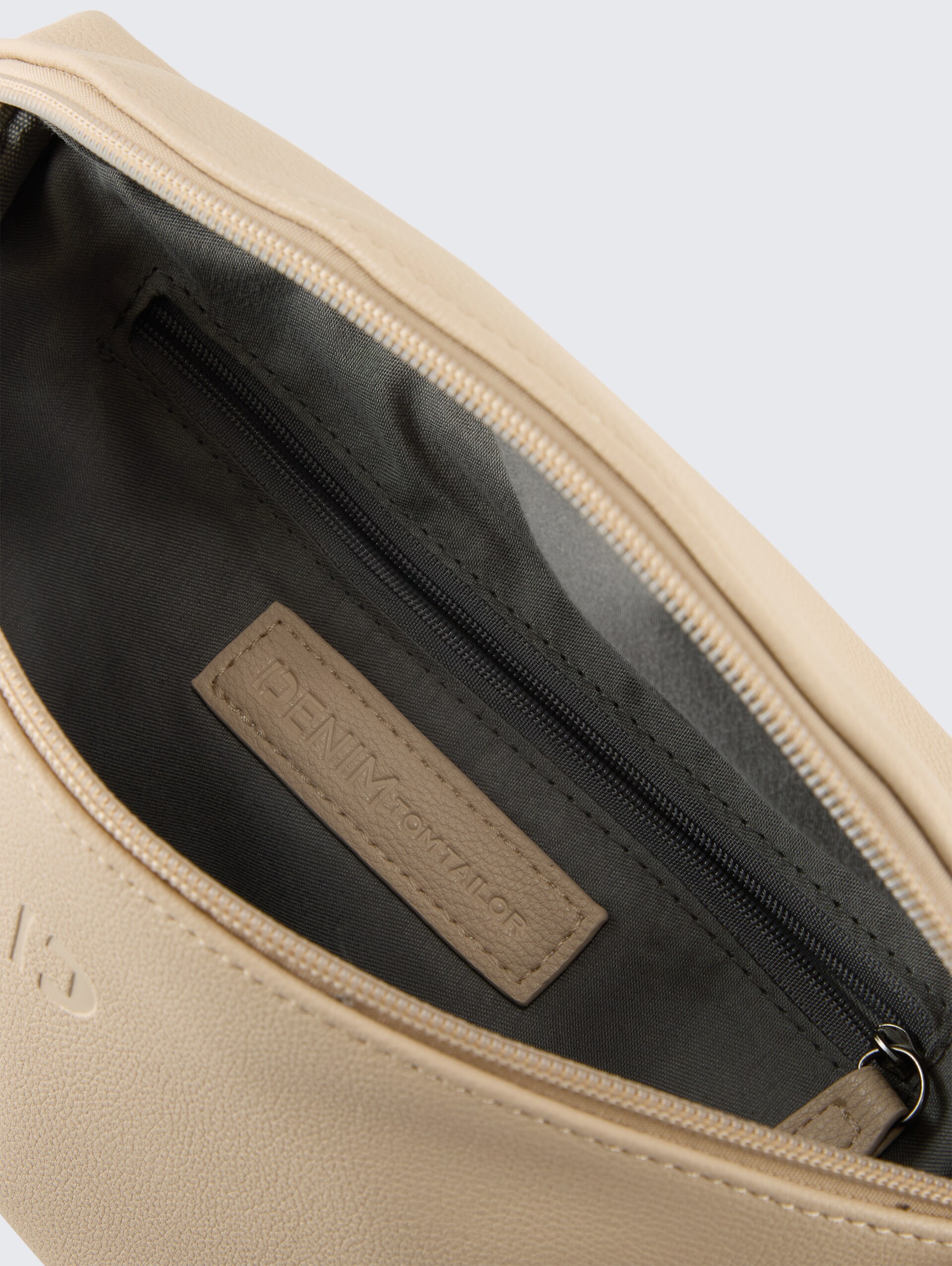 TTMENA Gürteltasche mit buntem Webriemen - camel / camel nature - seitliche Produkt-Ansicht 