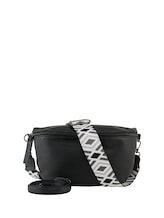 Ausgewählt, TTMENA M Umhängetasche mit gemustertem Webriemen von Tom Tailor, schwarz