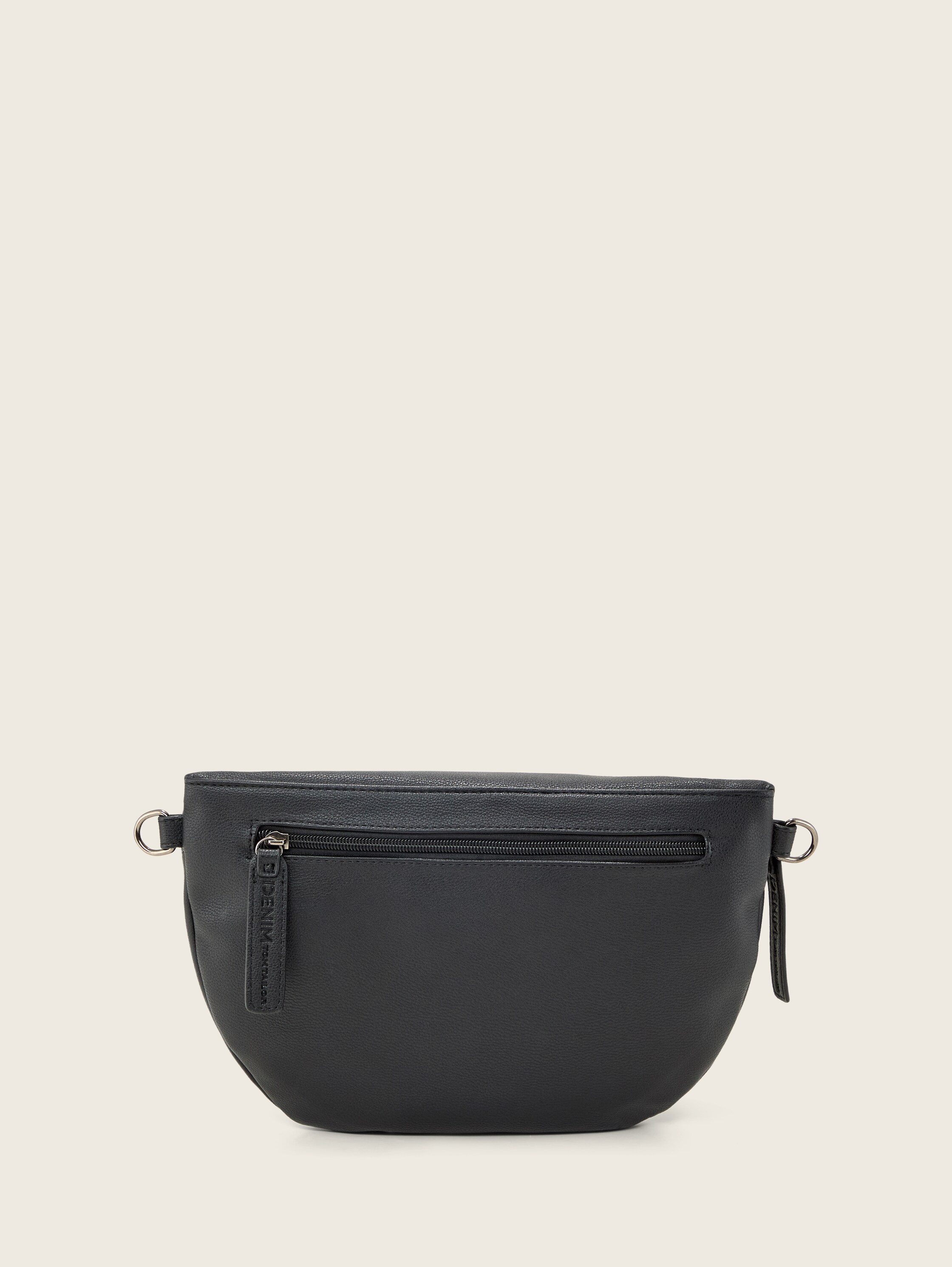 TTMENA M Umhängetasche mit gemustertem Webriemen - schwarz_black - 